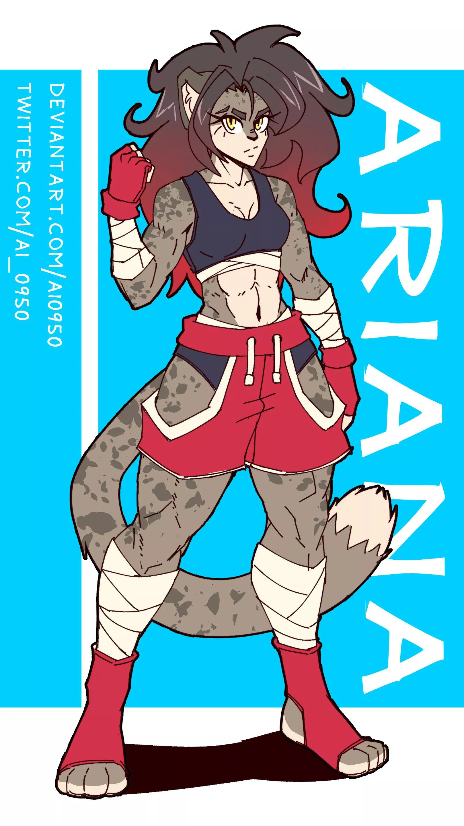 Ariana fighting outfit [my art]