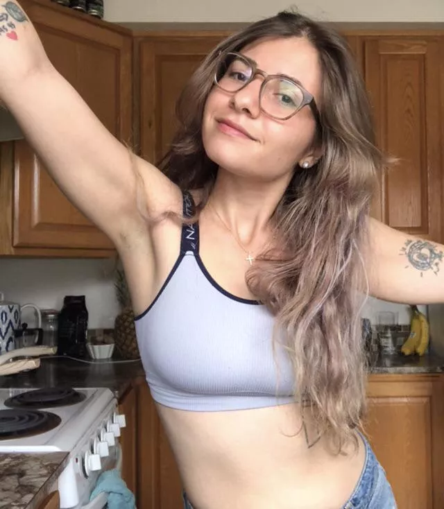 Armpit and glasses :)