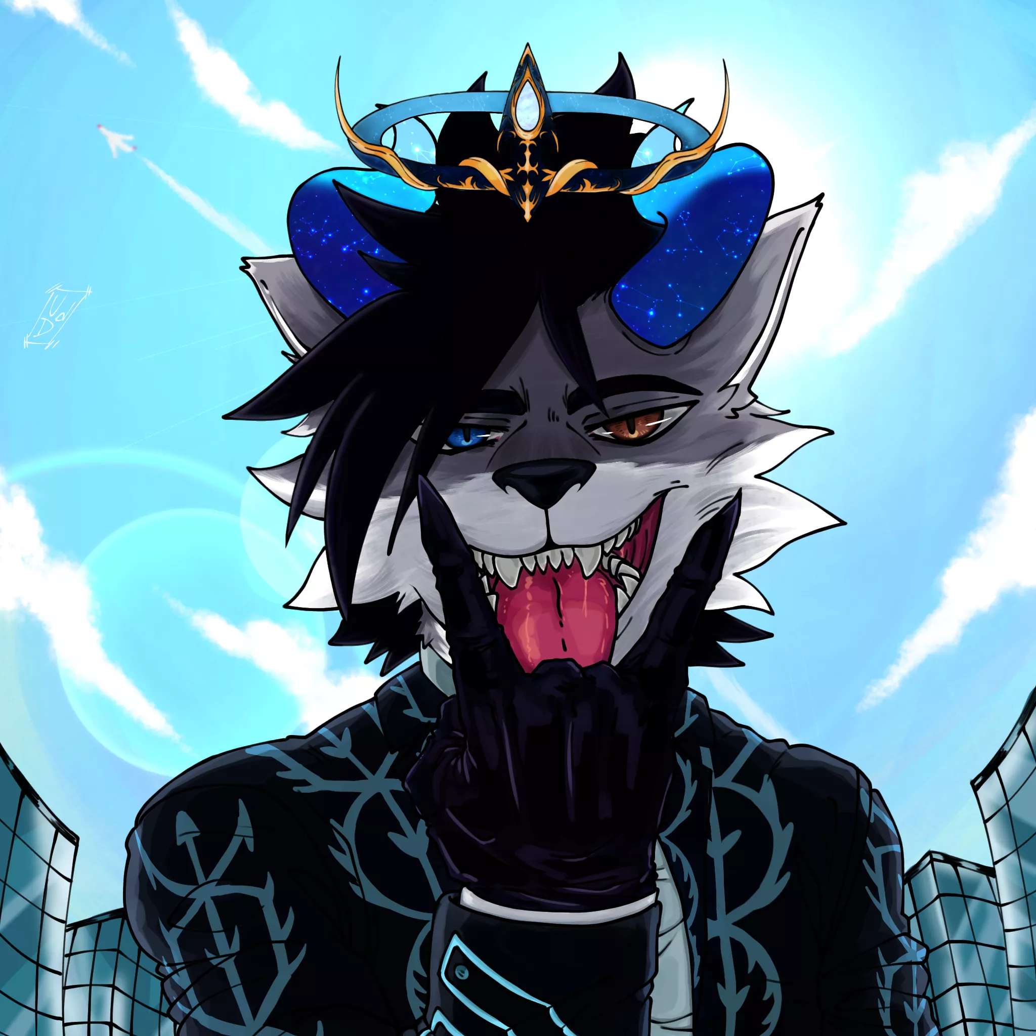 ðŸ¤˜ (art by me)