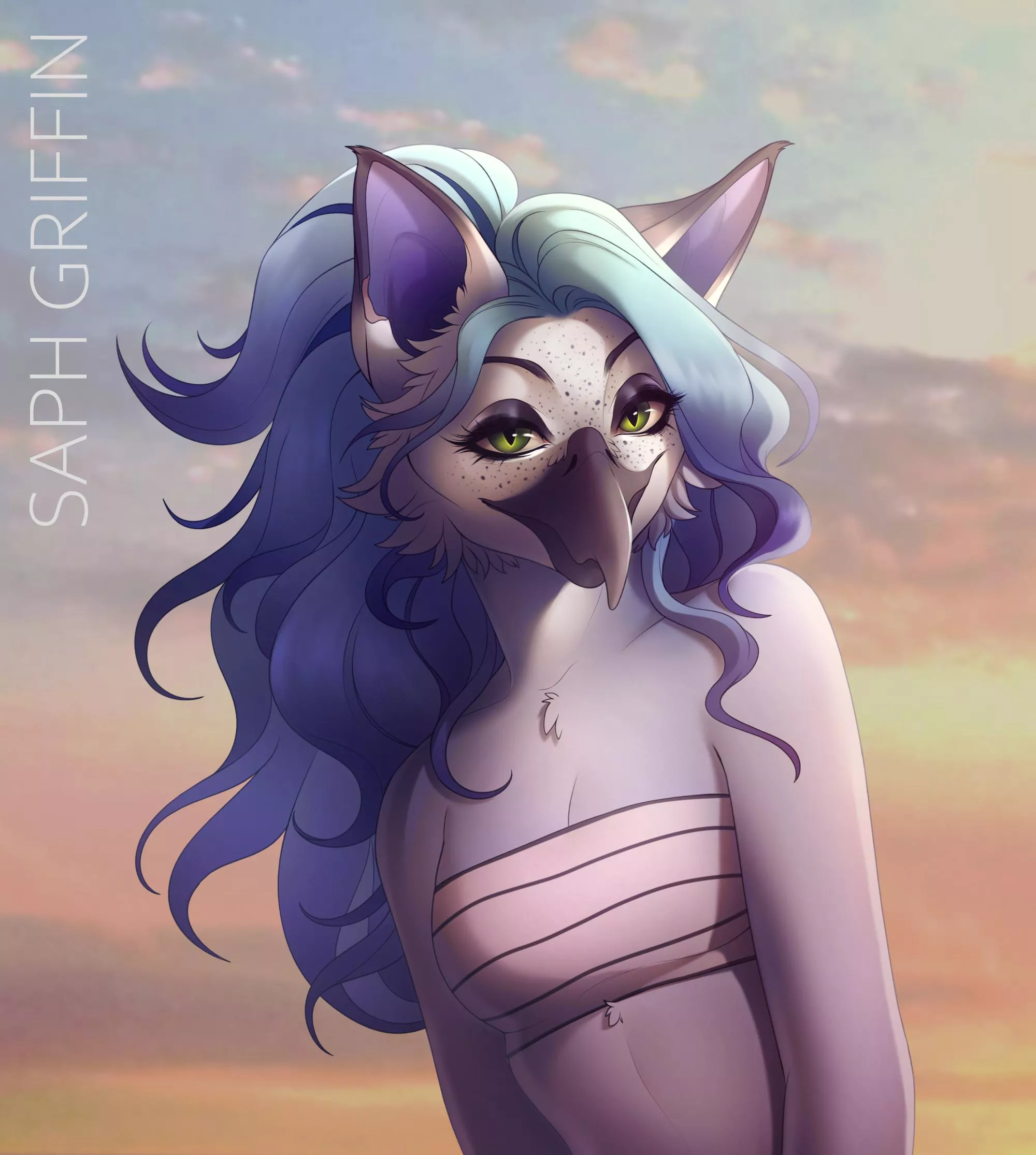 Art of my sona I made last year :)