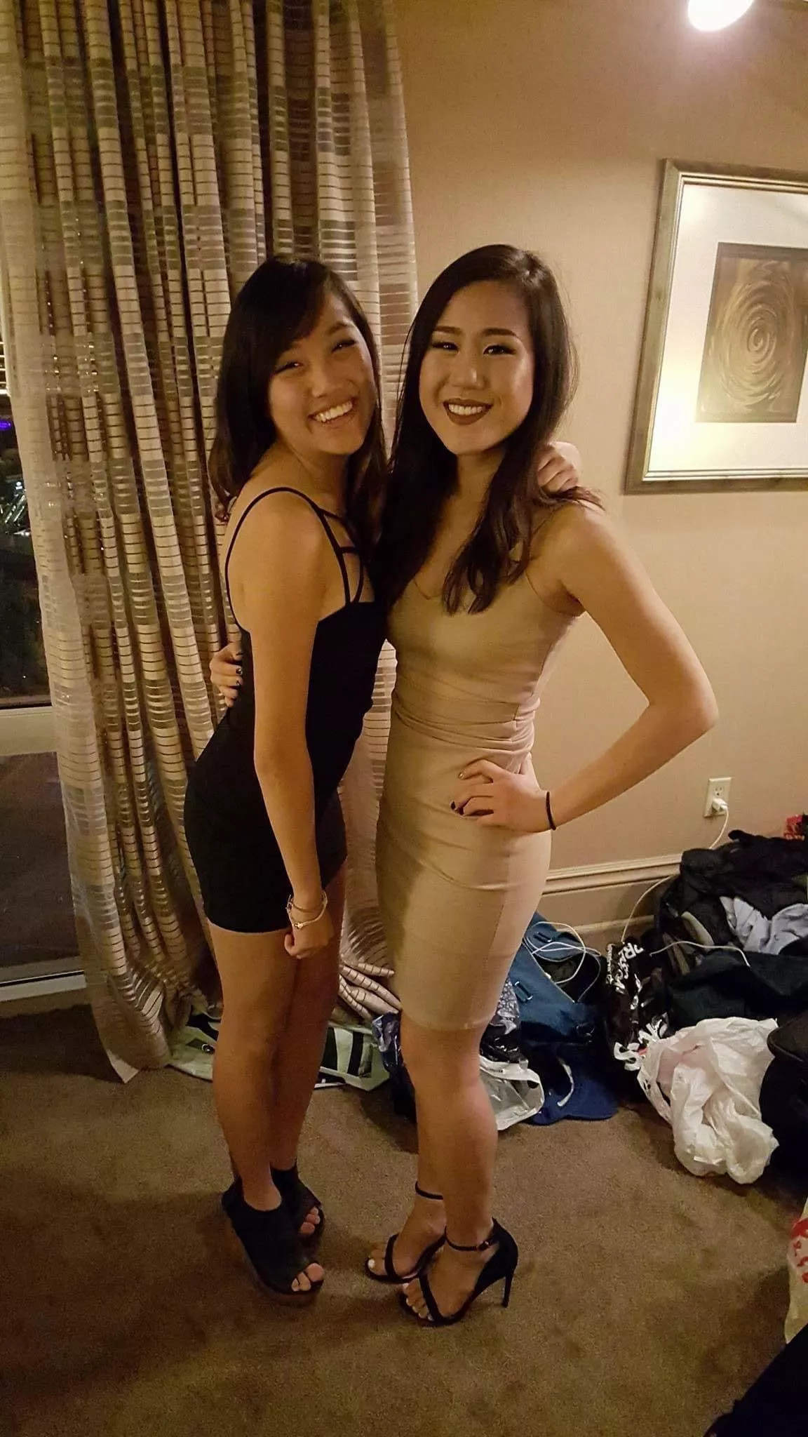 Asian Ladies in Tight Dresses