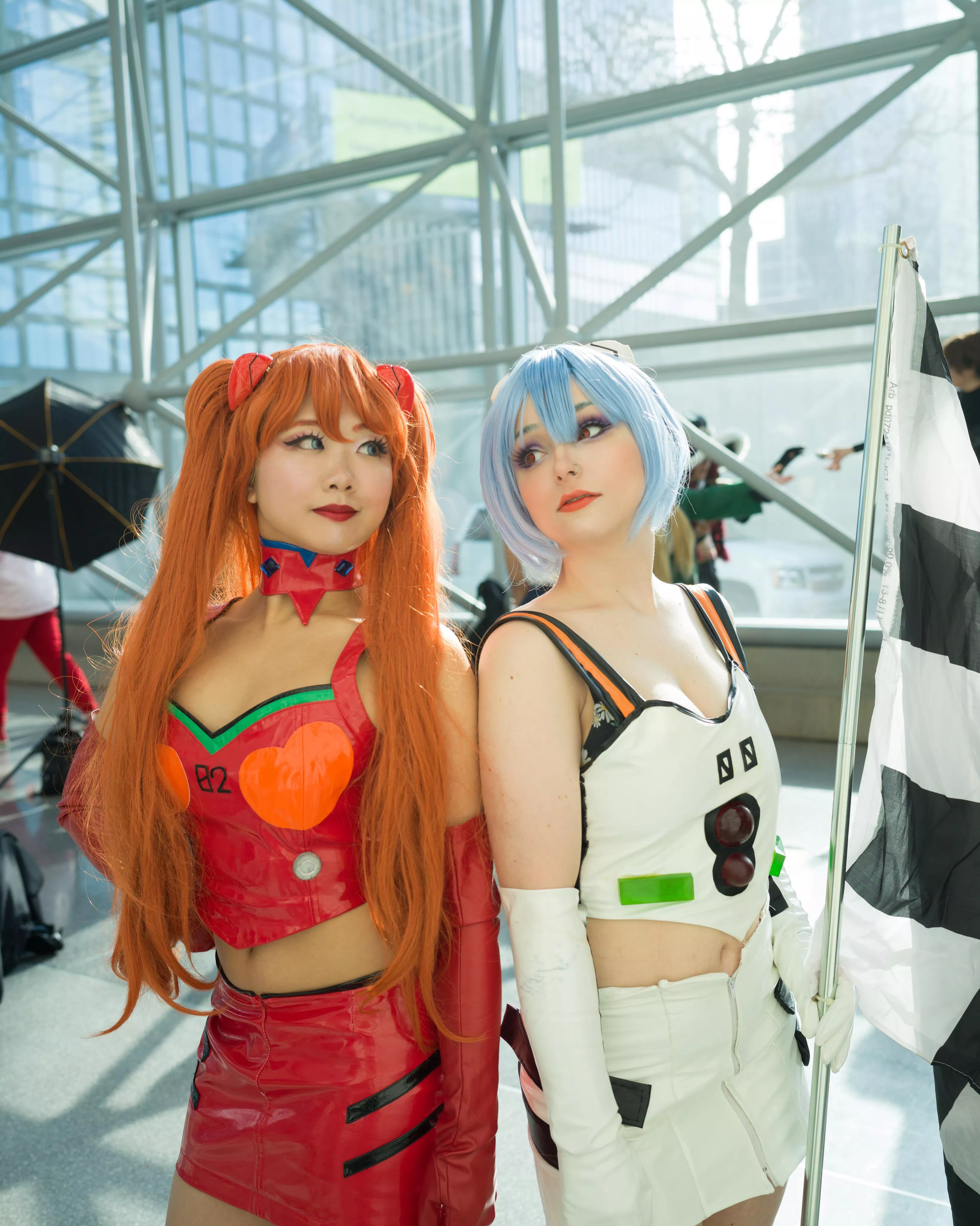 Asuka & Rei from NGE by PearlPeony and Cucumbercosplay