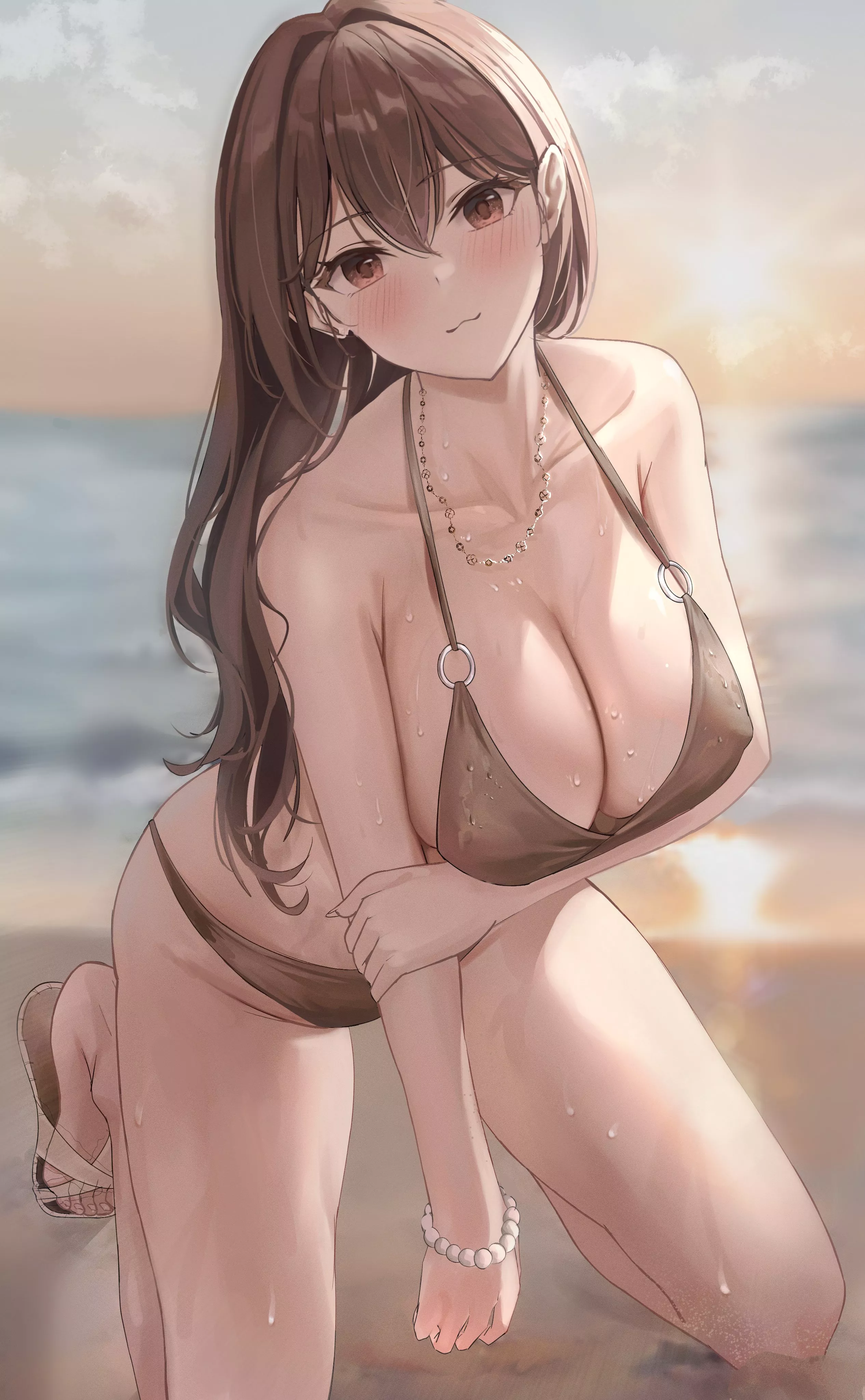 At the beach (Poppe)