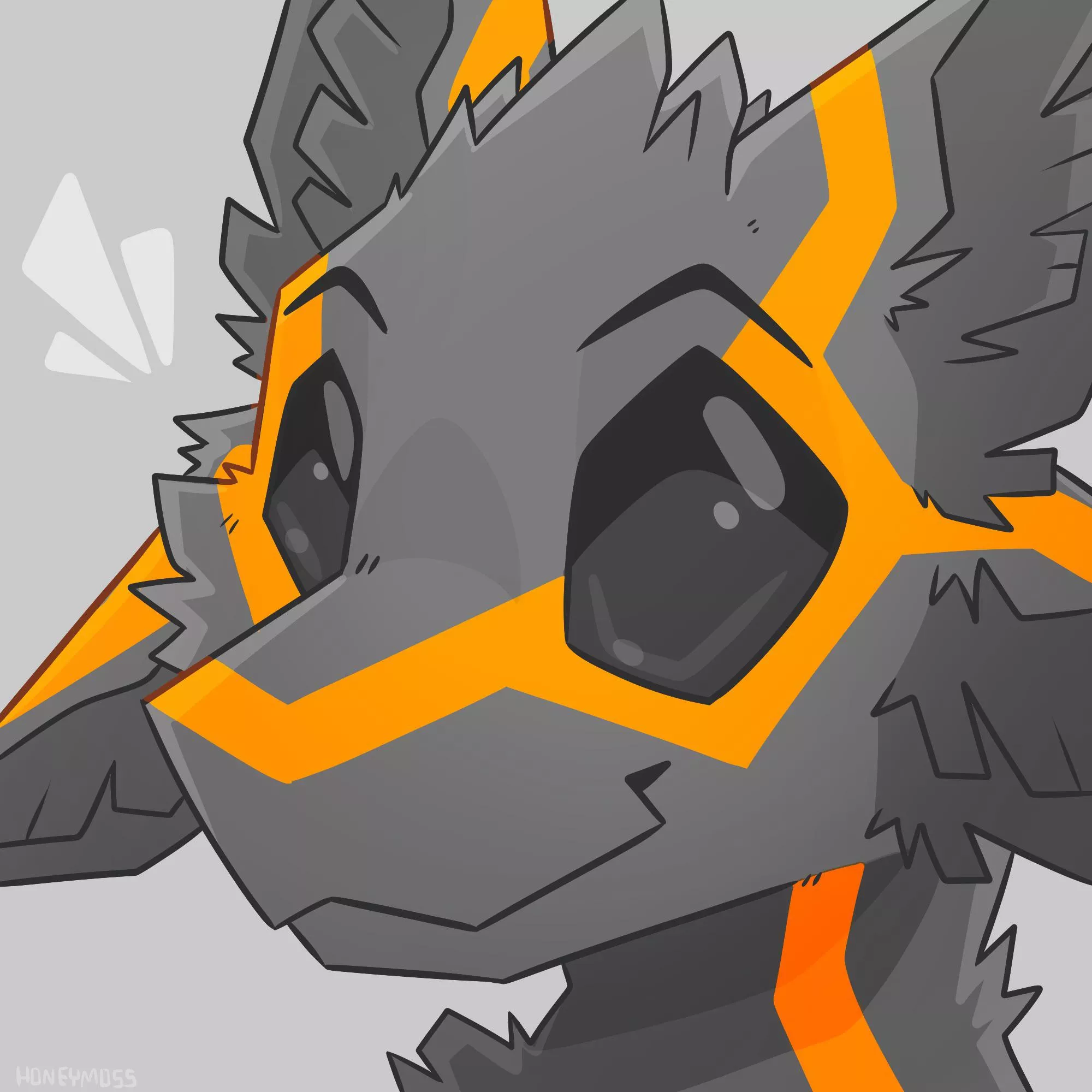 Avali Icon commission! [OC][@honeymoss_ on twitter]