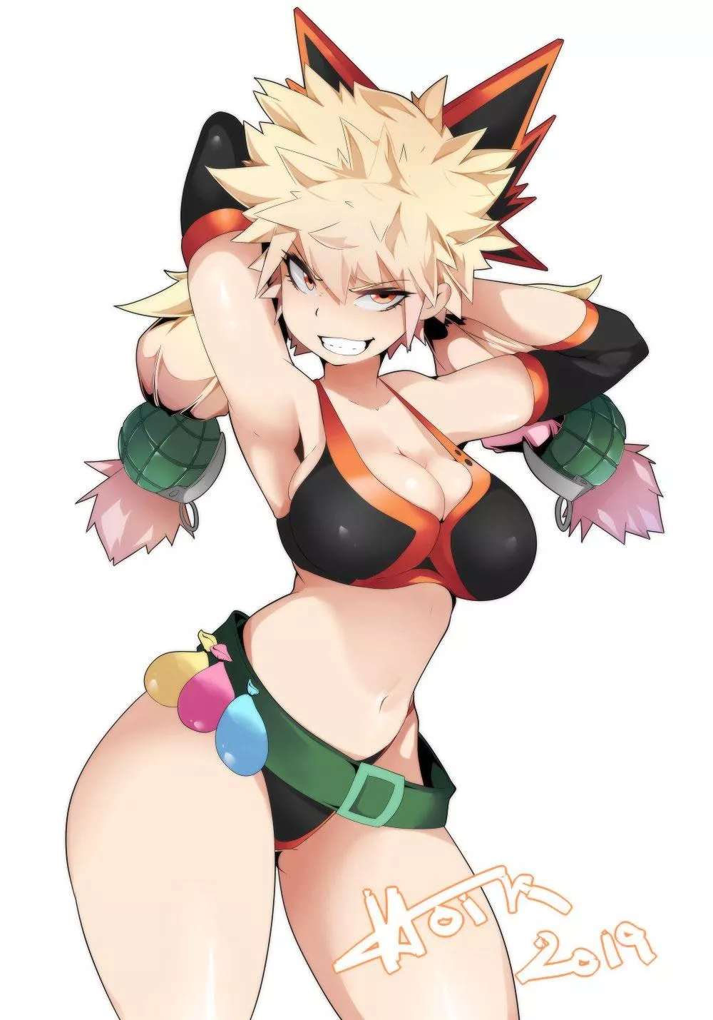 Bakugo genderbend (hotvr) [my hero academia]