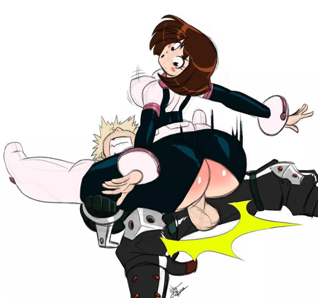 Bakugo having HEAVY sex with Ochako (Aeolus06)