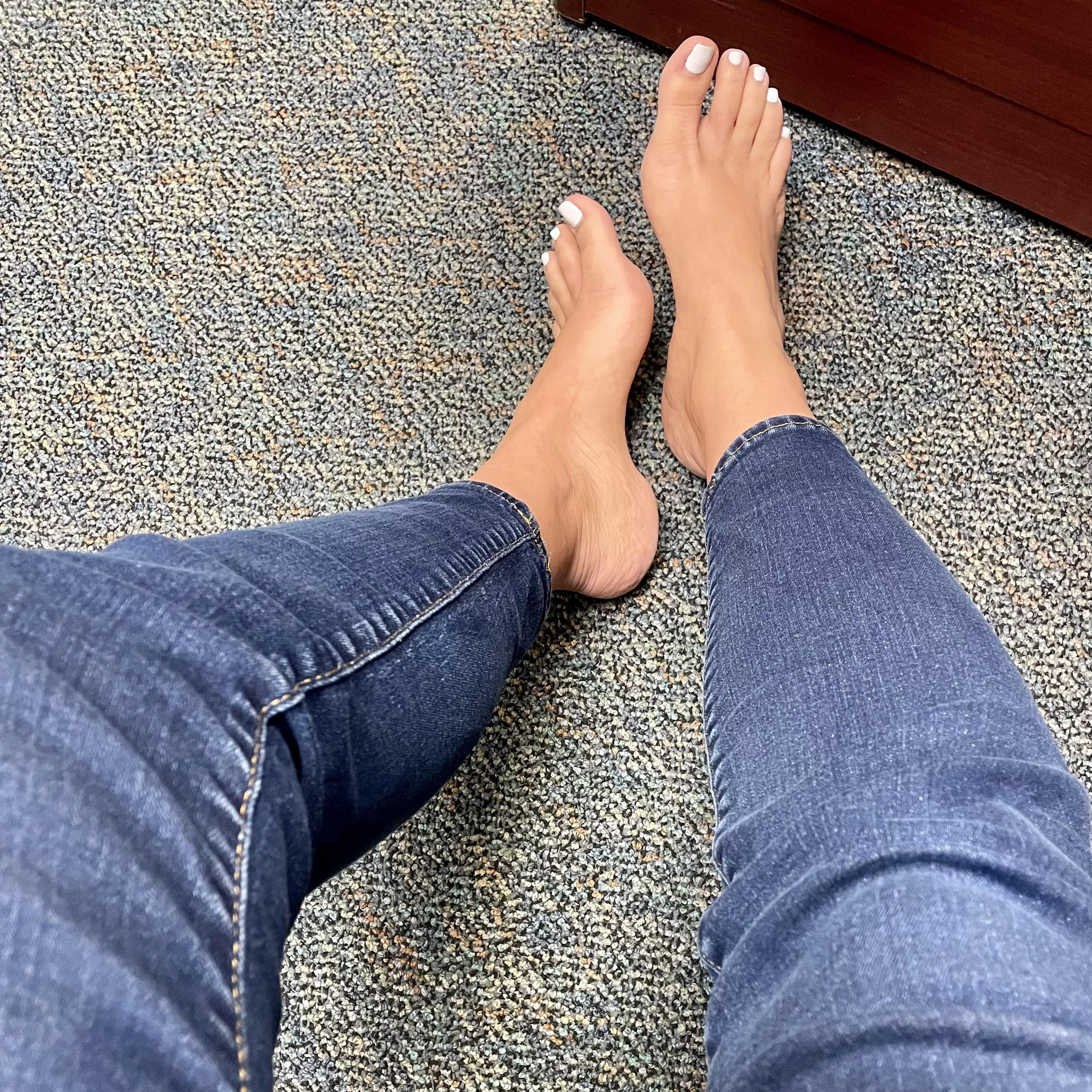 Bare feet and jeans at the office??