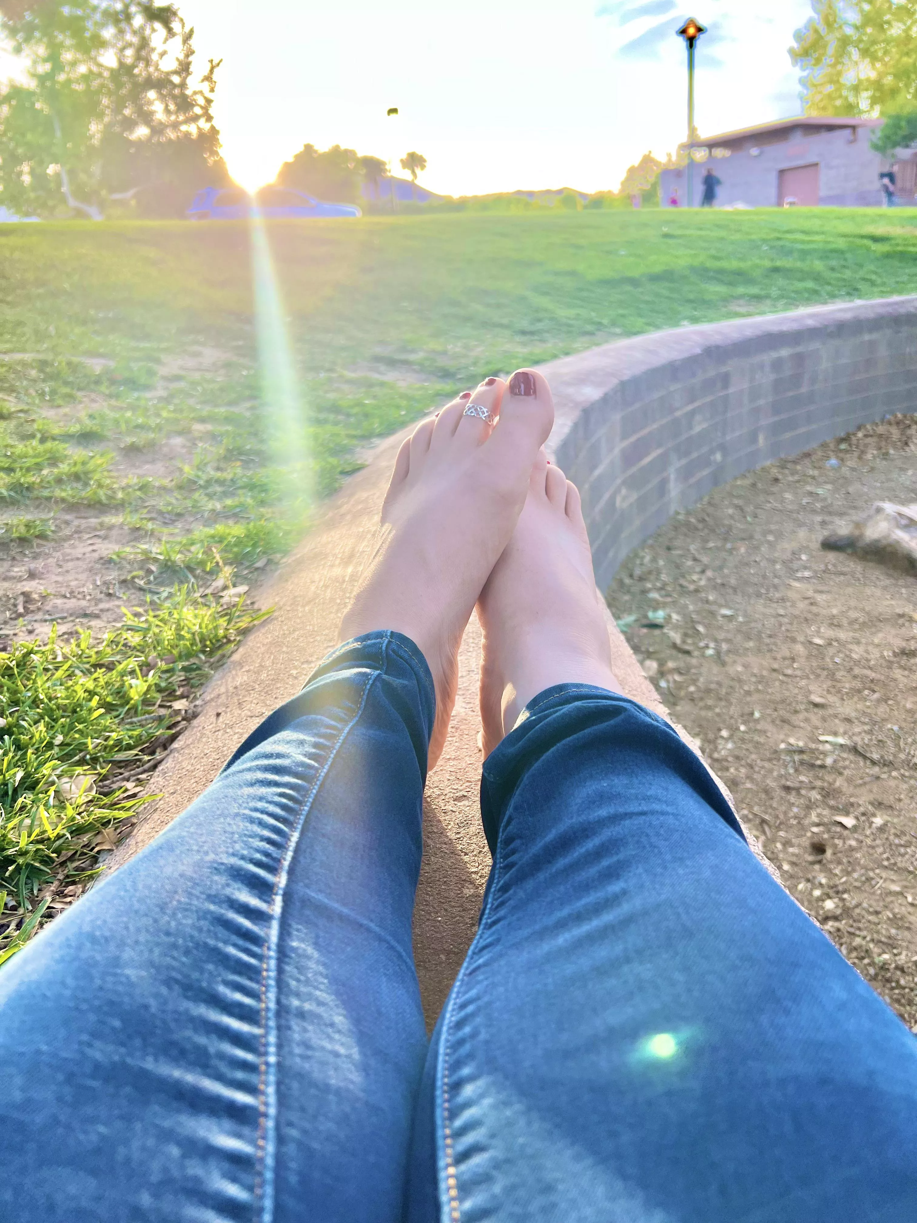 Barefoot in the sun ☀️