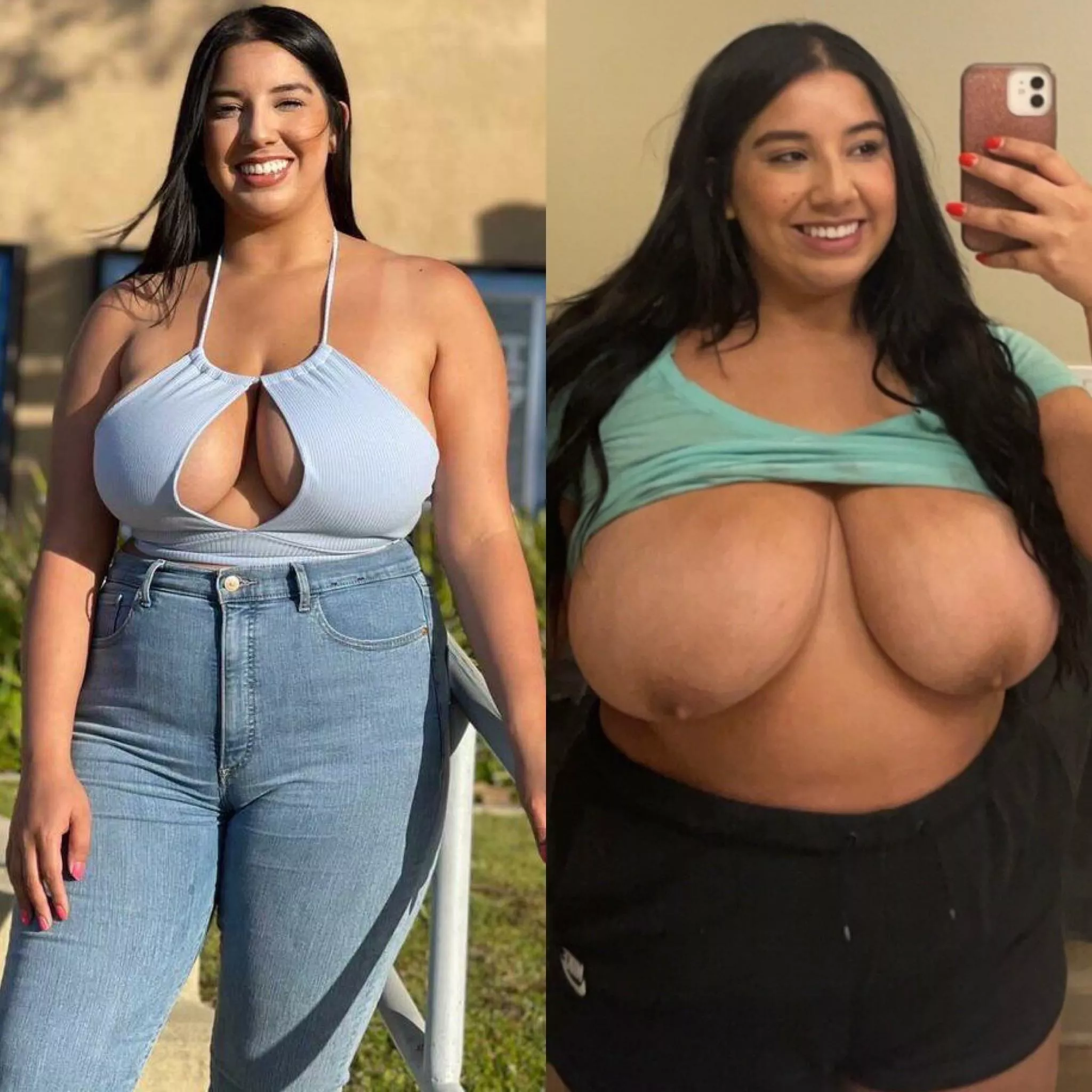 BBW latina with massive tits