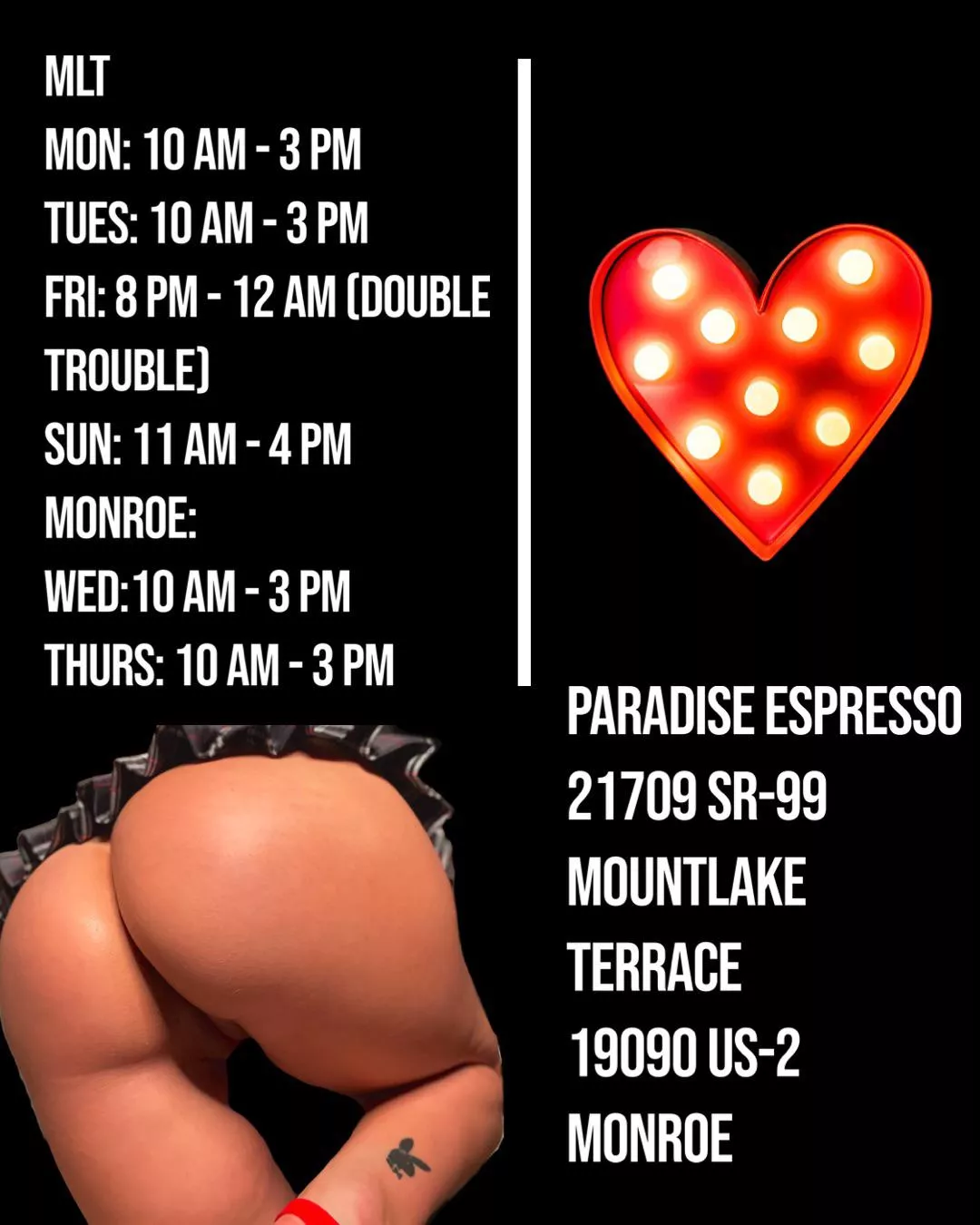 @bbygurlsunshyne Come see me this week!