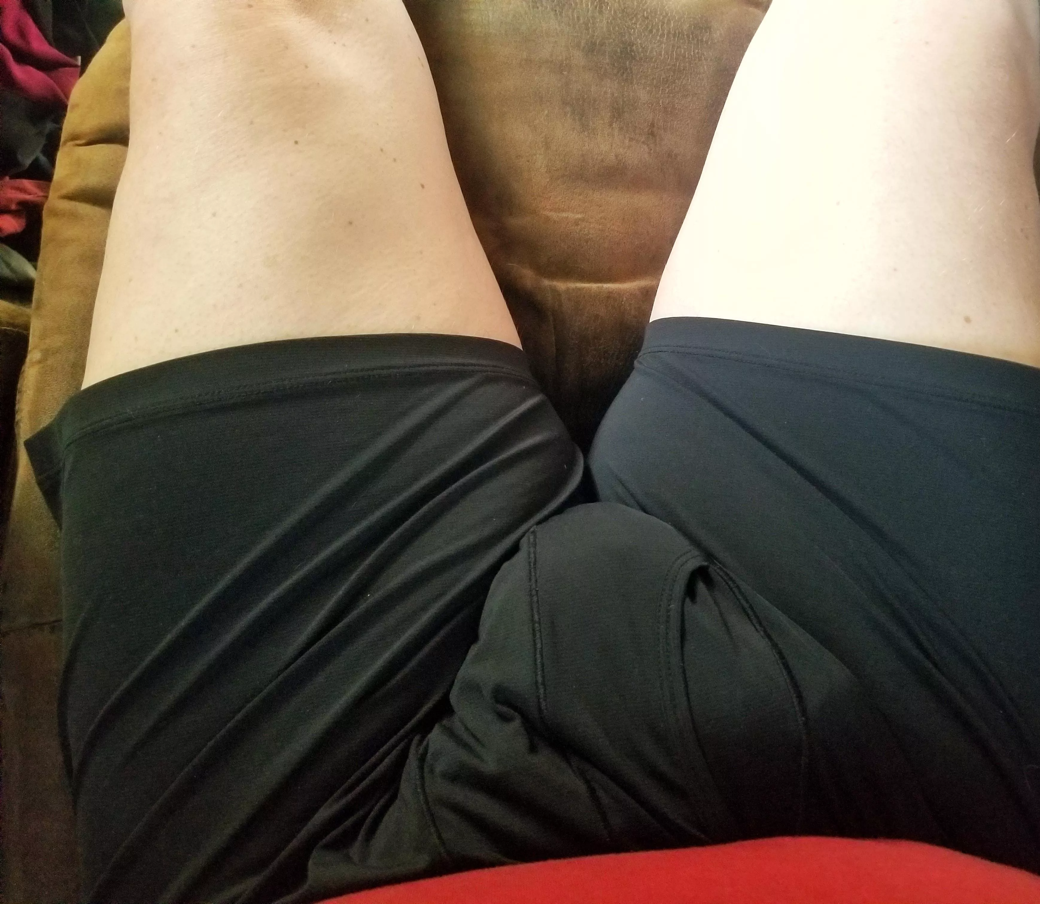 be honest, do these boxer briefs make my bulge look fat?