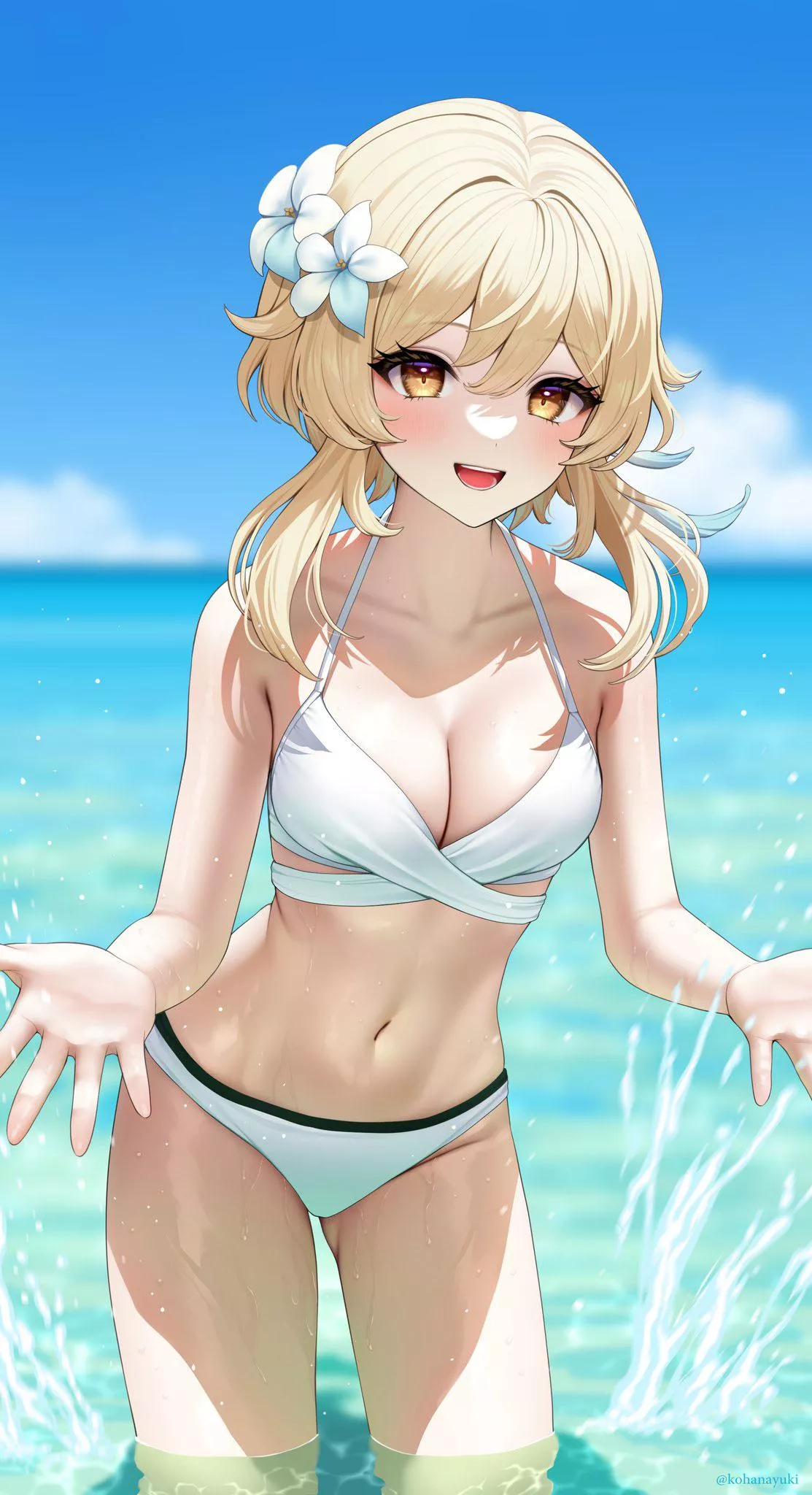 beach lumine [Genshin Impact]