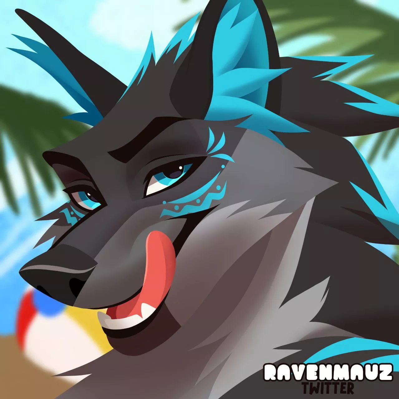 Beach wolf (Ravenmauz)