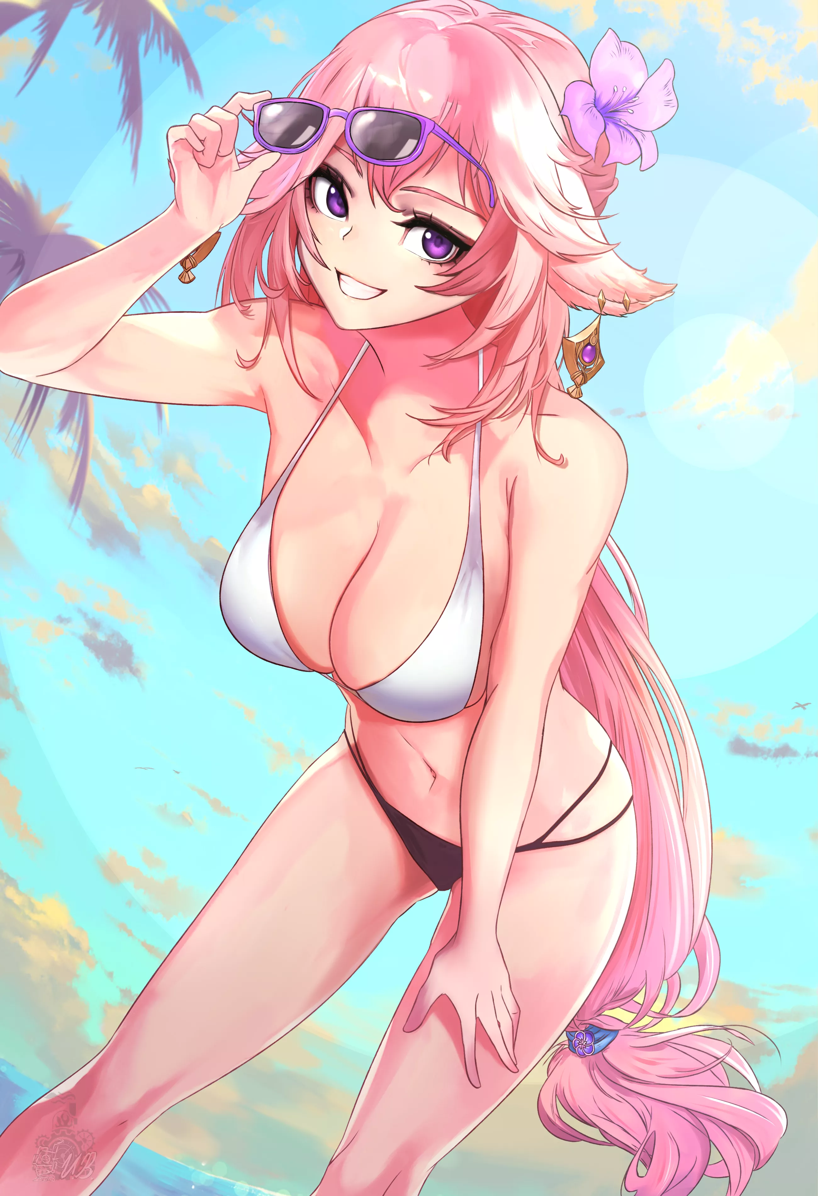 Beach Yae [Genshin Impact]