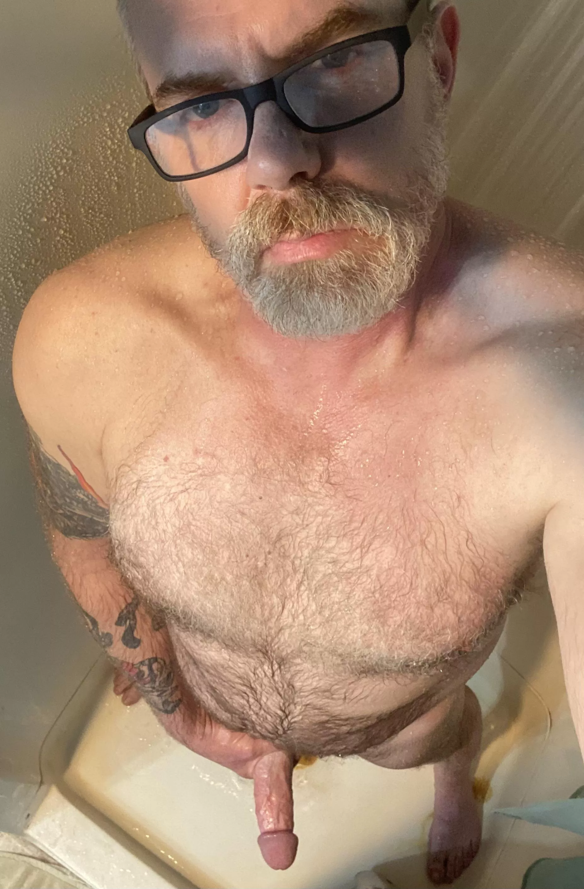 Beard, boner, and glasses!