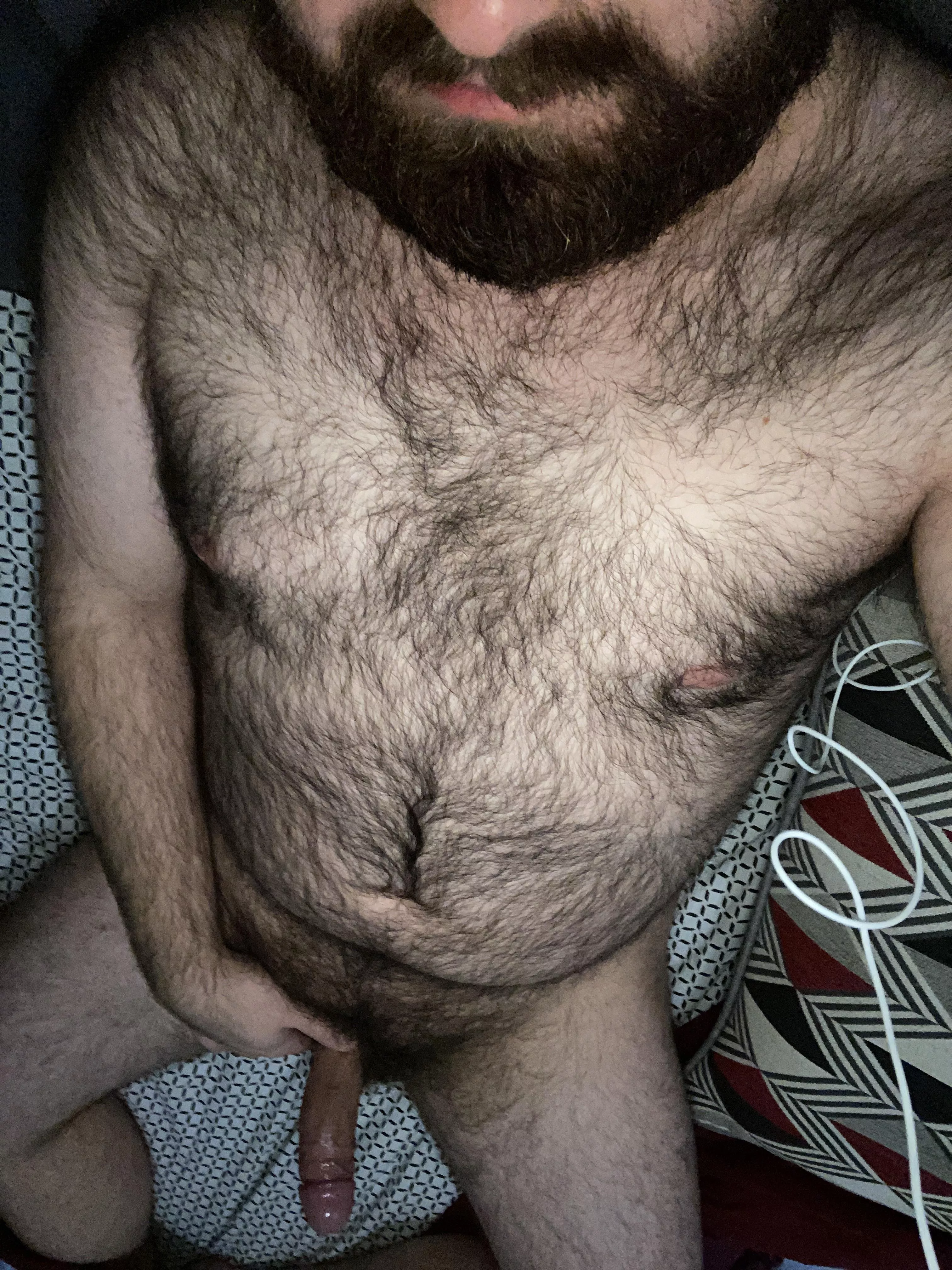 Bearded and hard gay bear. Extra fur! 🐻