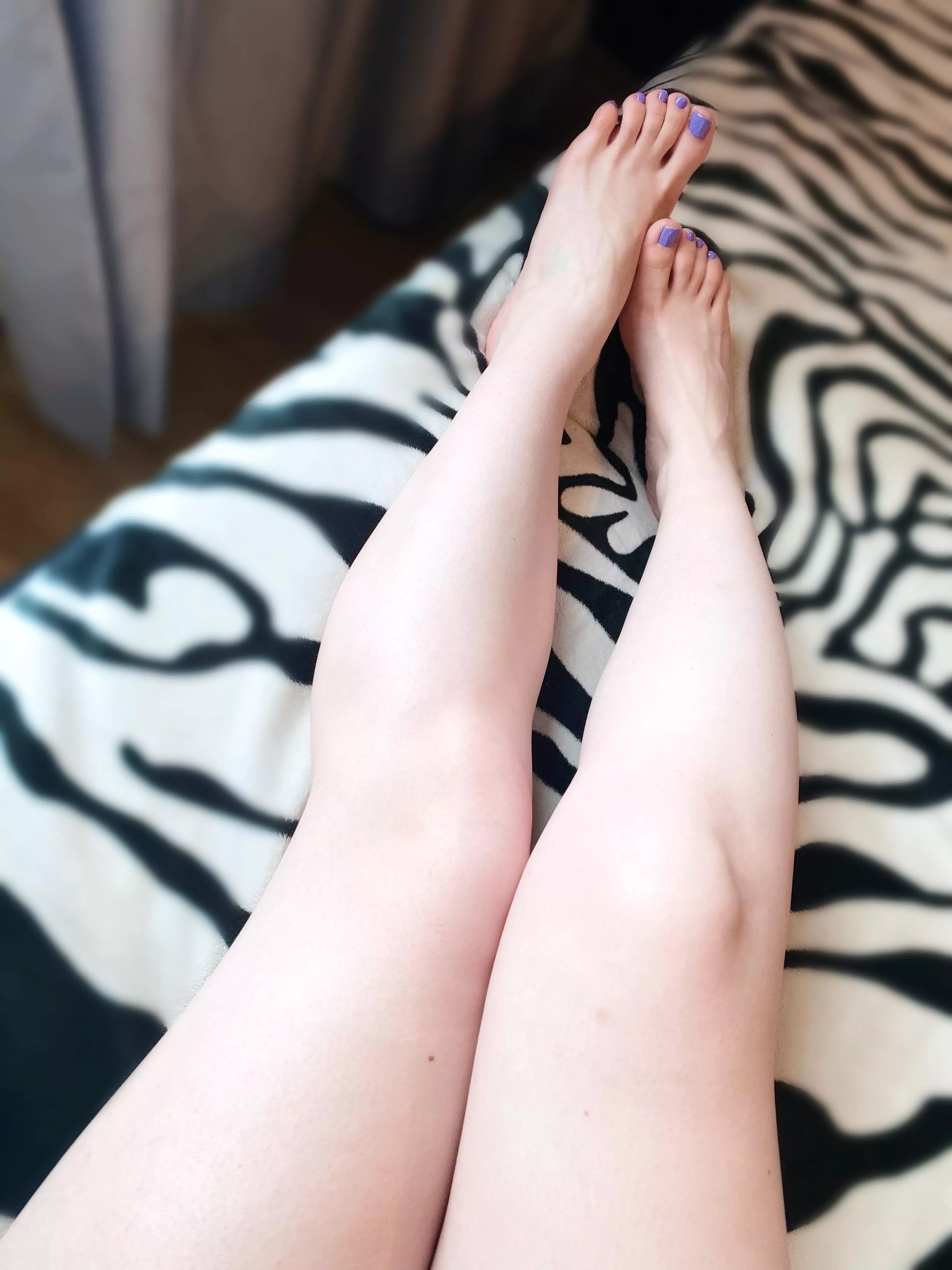 Beautiful legs, small soft feet