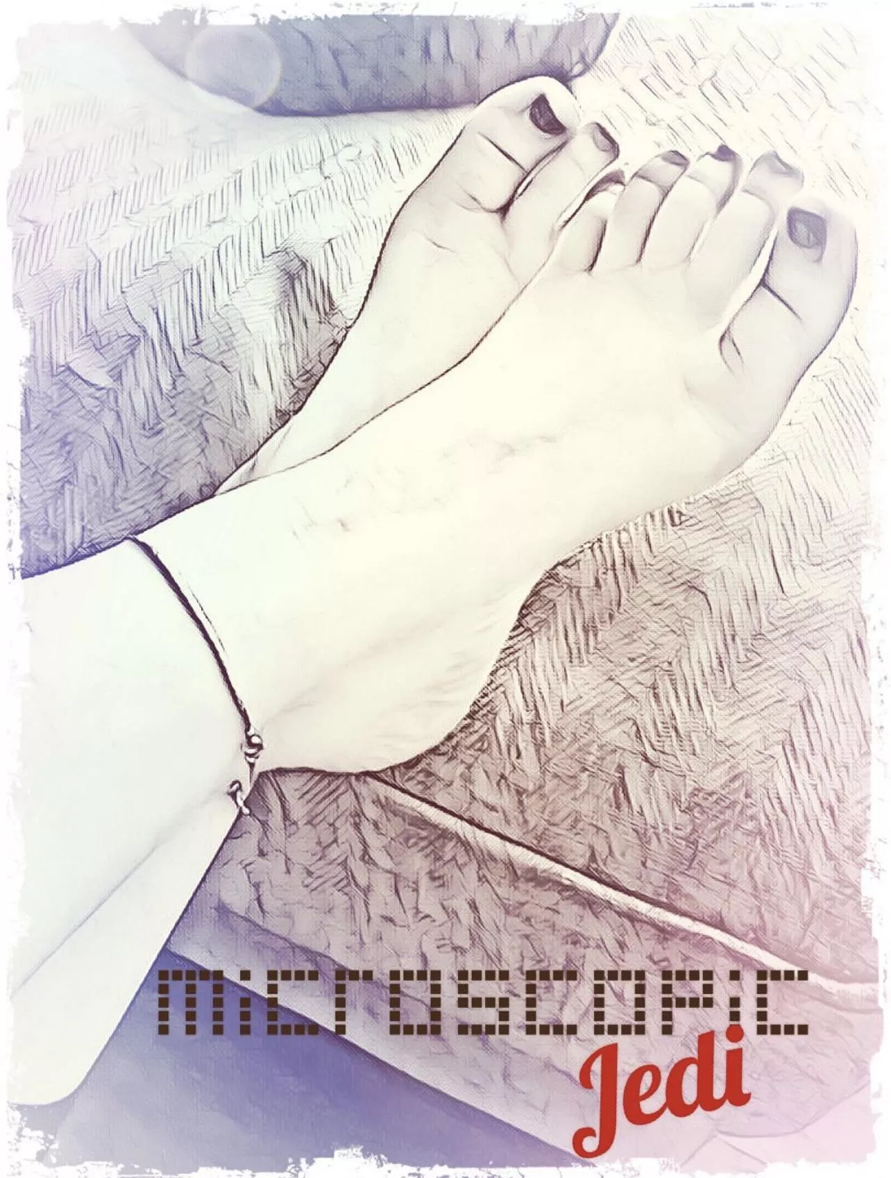 Beautiful rendering of my feet by Mister Leash