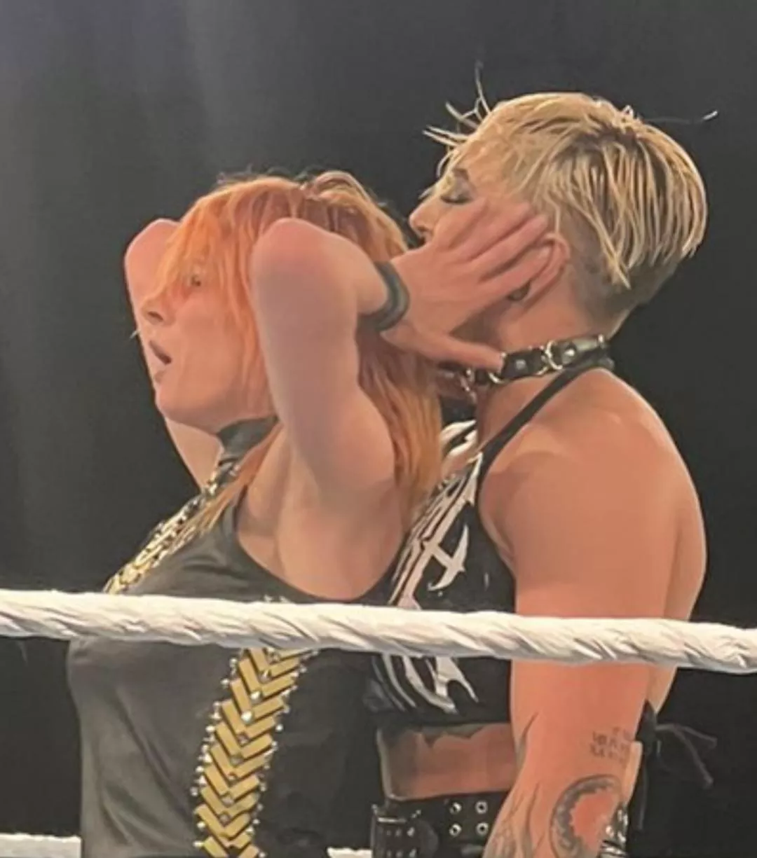 Becky and Rhea getting steamy