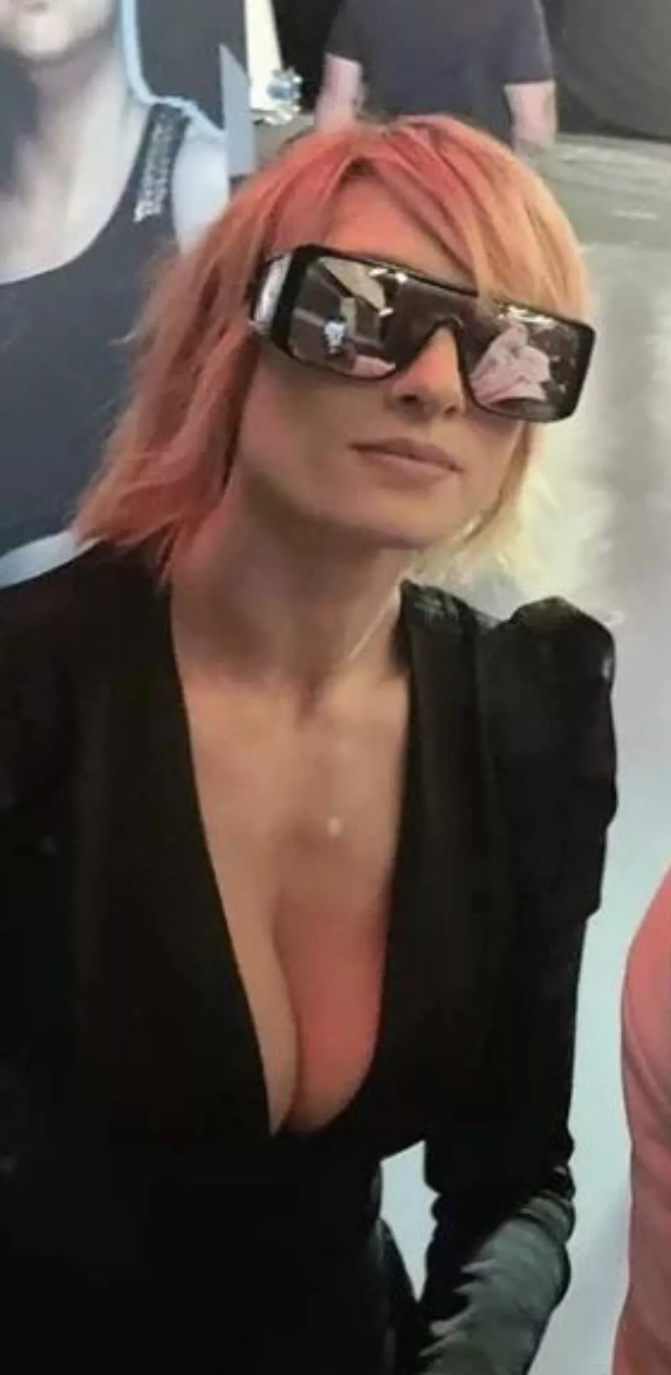 Becky cleavage