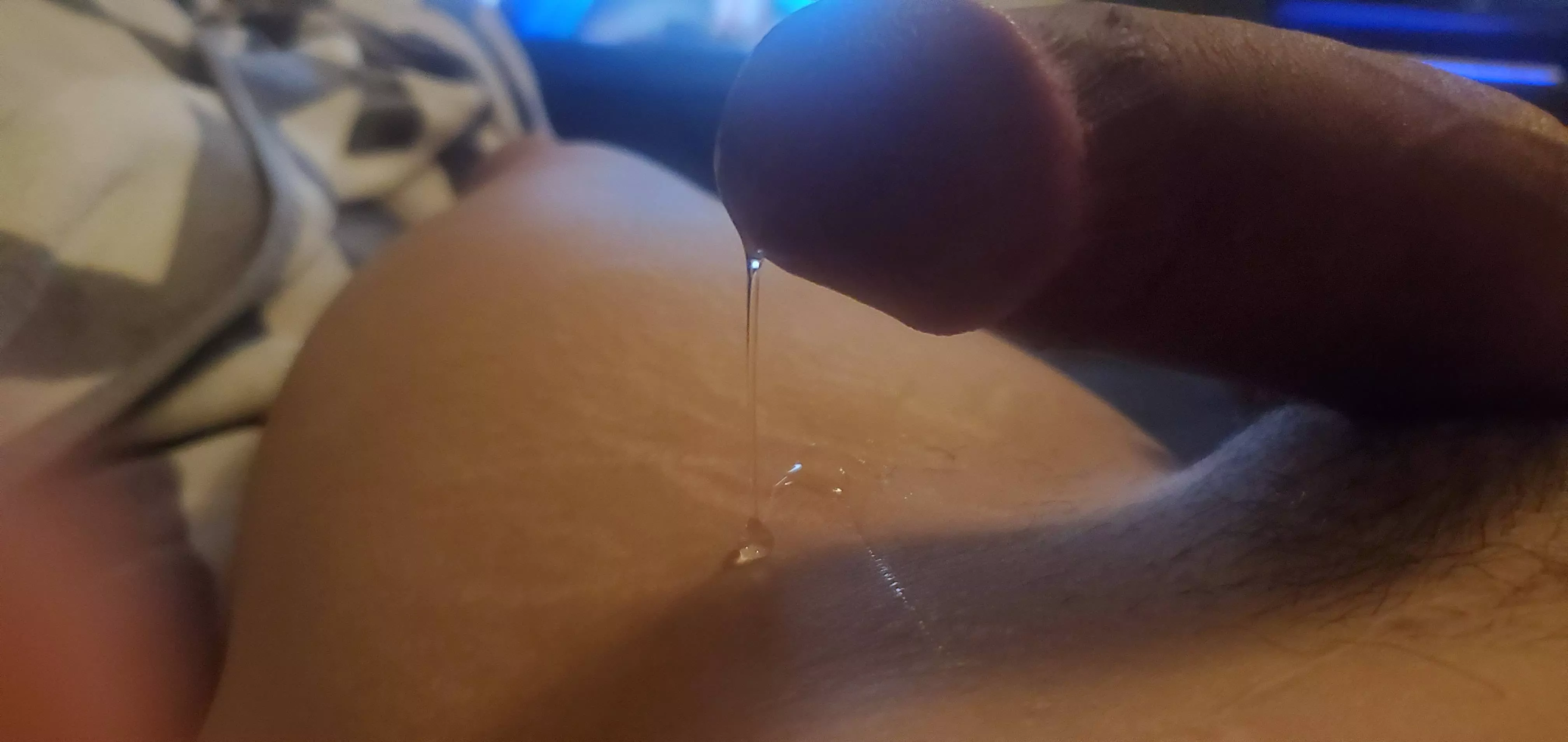 Been playing with my prostate for half an hour. Leaking like crazy. Dying to cum.