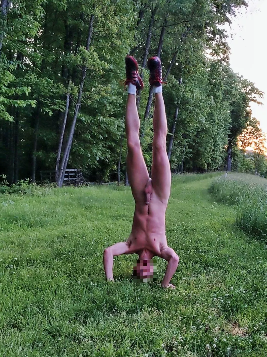 Been practicing headstands, they are tougher than it seems like they should be!