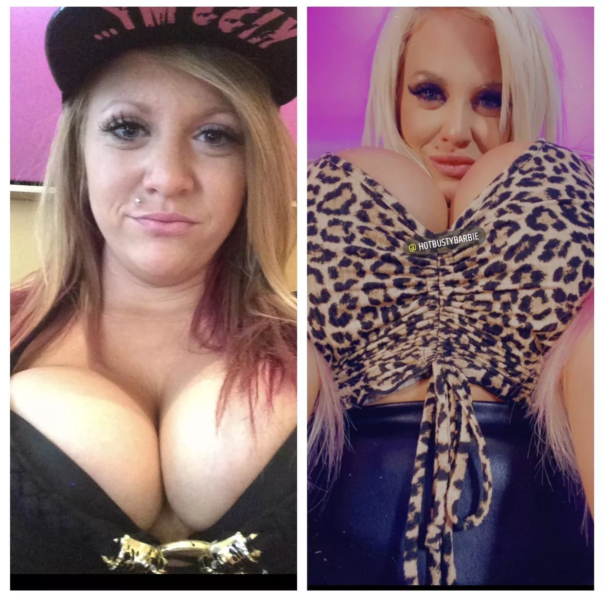 Before and after bimbofication