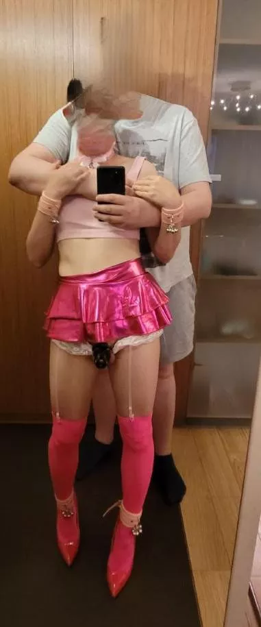 Being a pink sissy for him