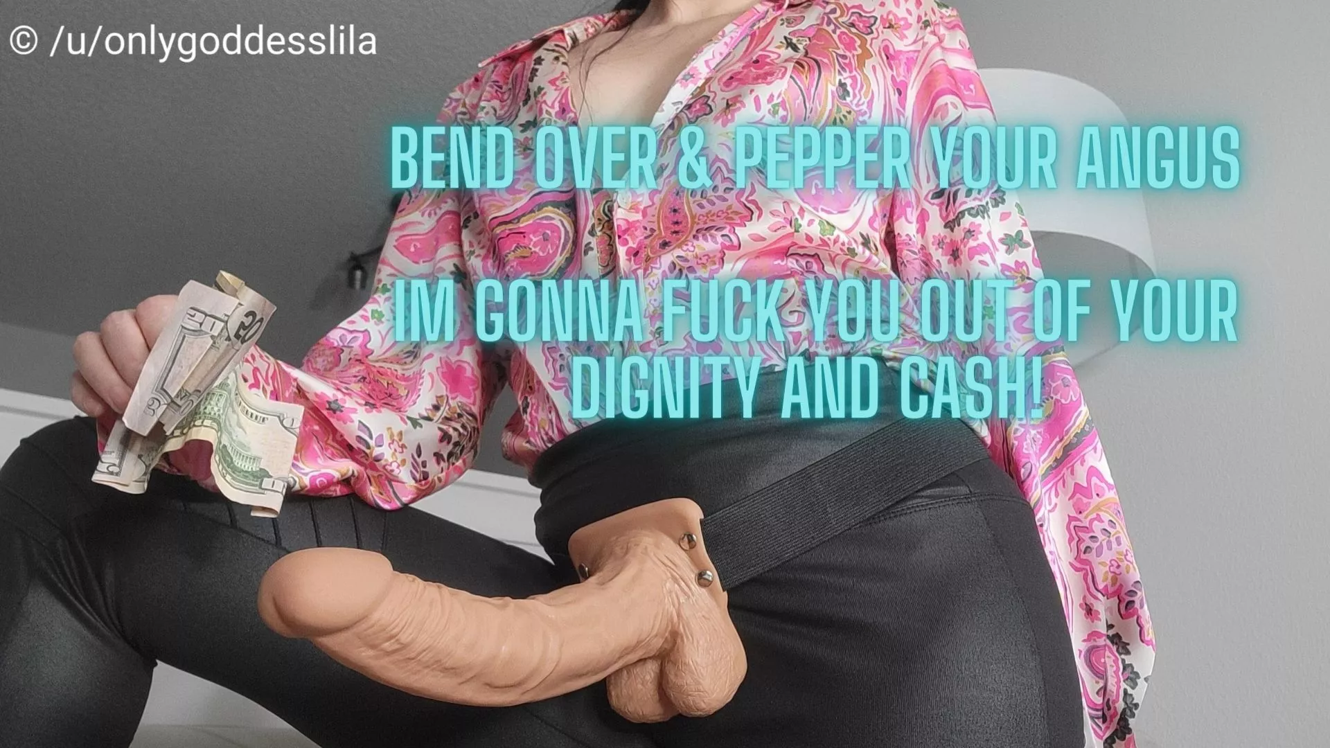 Bend Over & Pepper Your Angus - Bet Dumb Bitch Would Love To Get His Boy Pussy Stretched, Isn't That So?