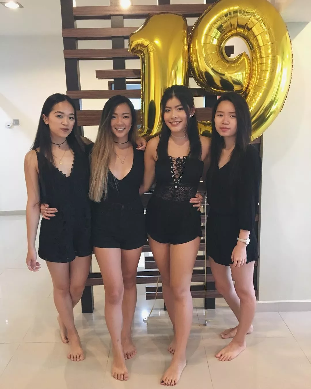 Between my friends and I (second from left), whose holes would you abuse first?