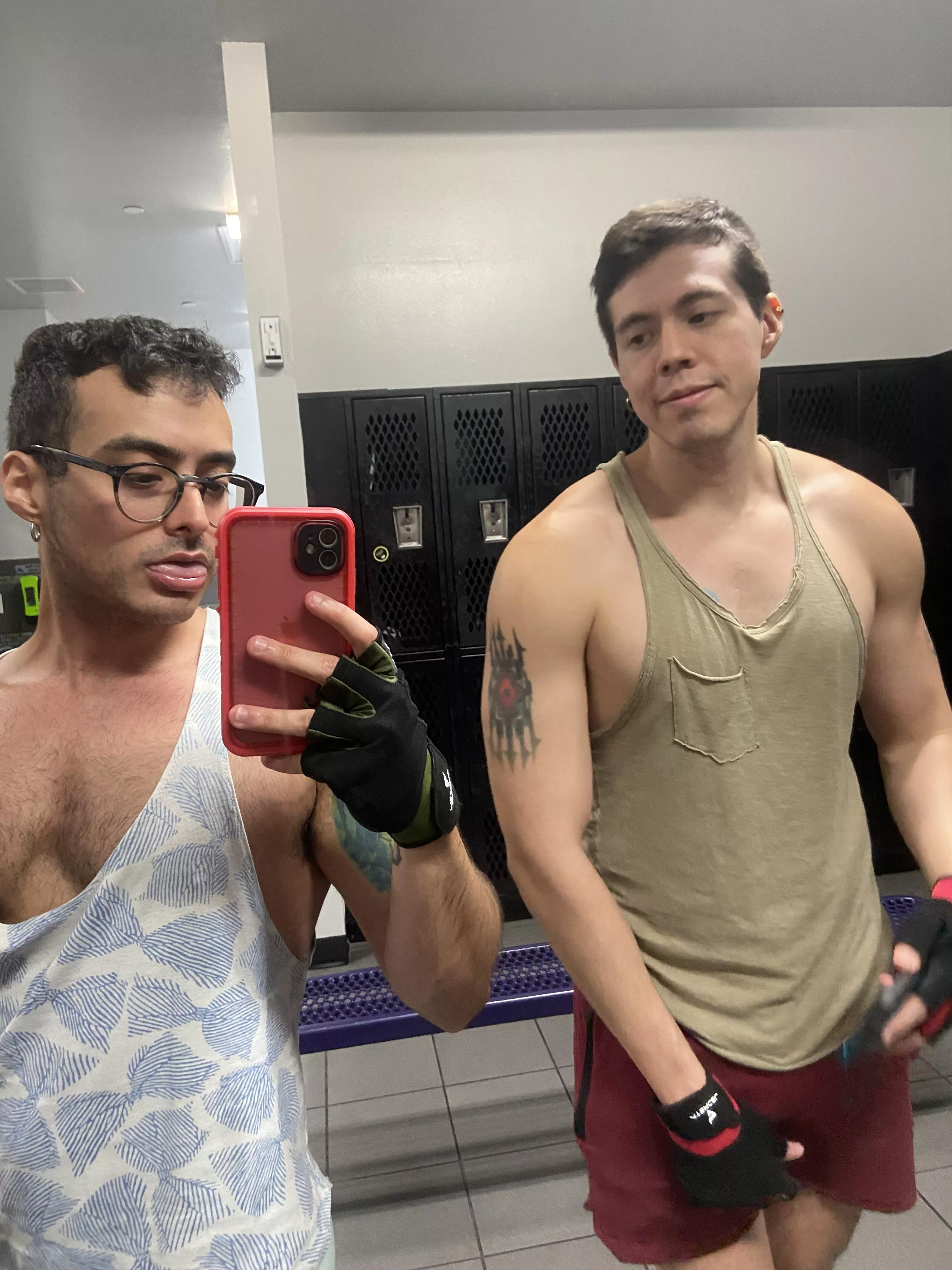 BF and I had a good gym day ðŸ’ªðŸ»ðŸ˜œ