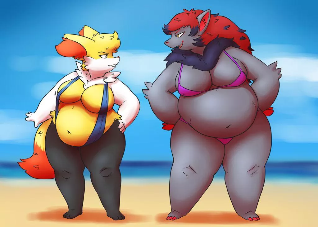 Big beach battle by (Subakitsu)