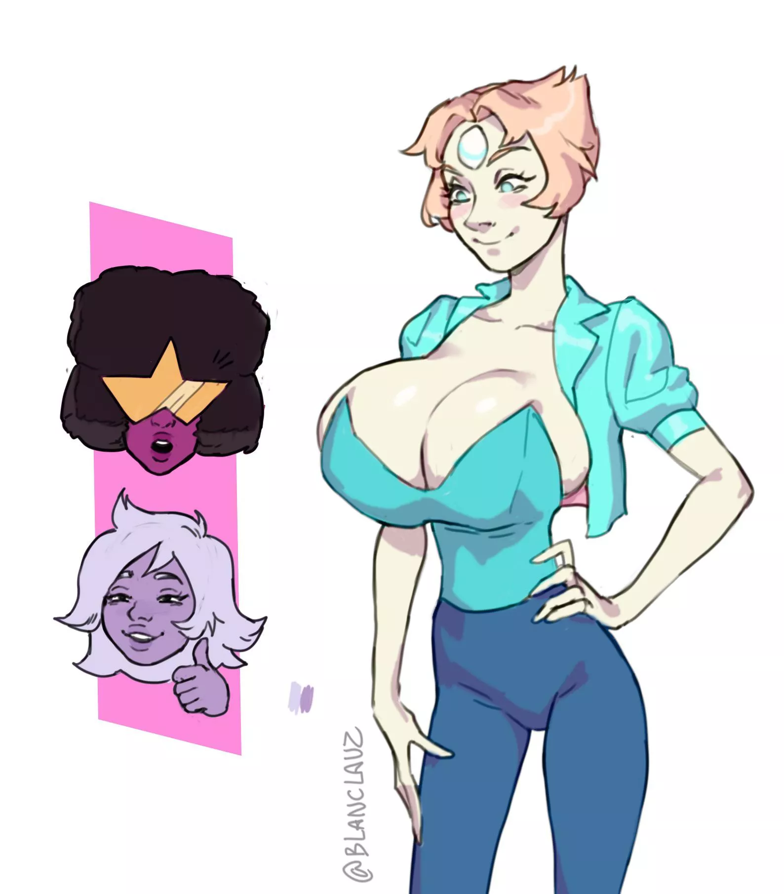 Big tiddy Pearl by BlancLauz