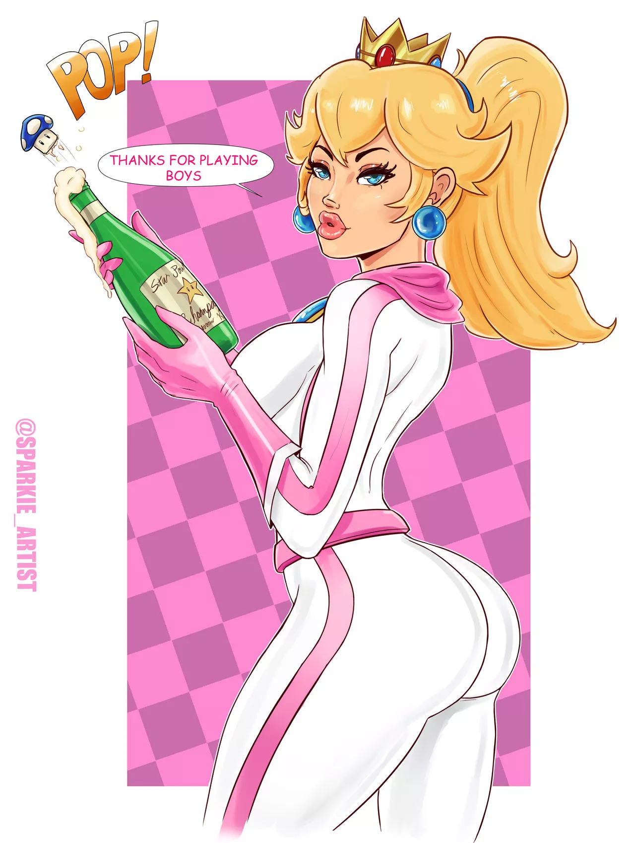 Biker Peach (SparkieTheArtist)