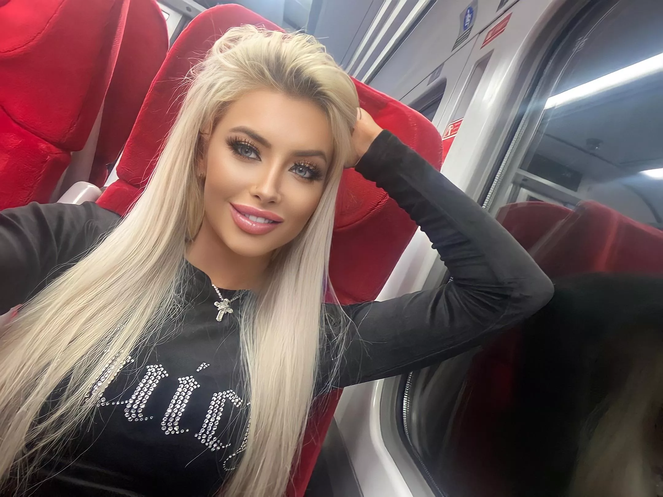 Bimbo on public transport