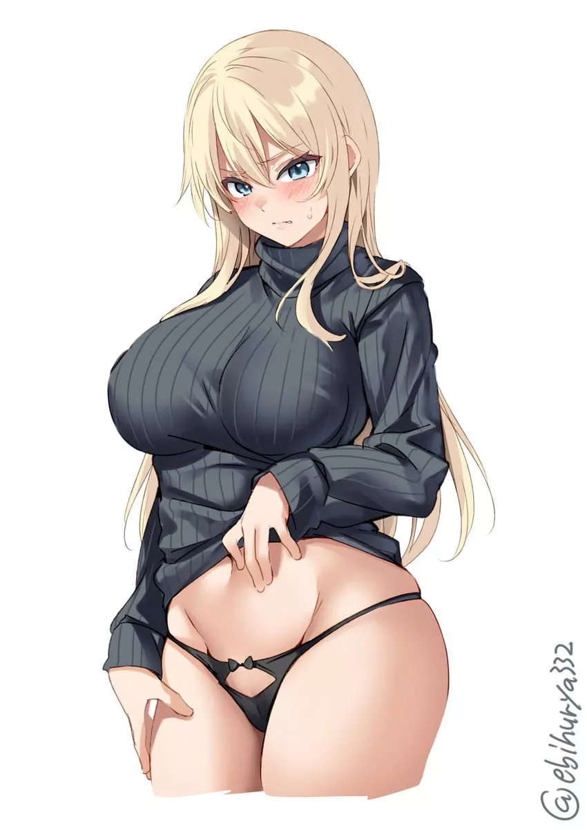 bismarck's black turtleneck!