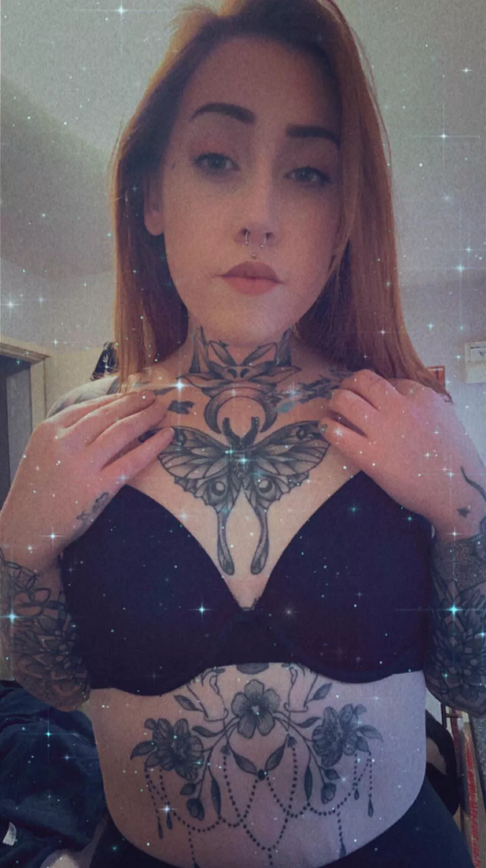 Black bras really make my tattoos pop