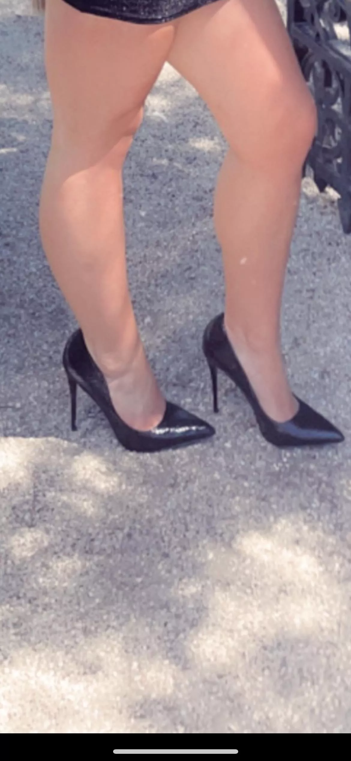 Black heels are so sexy