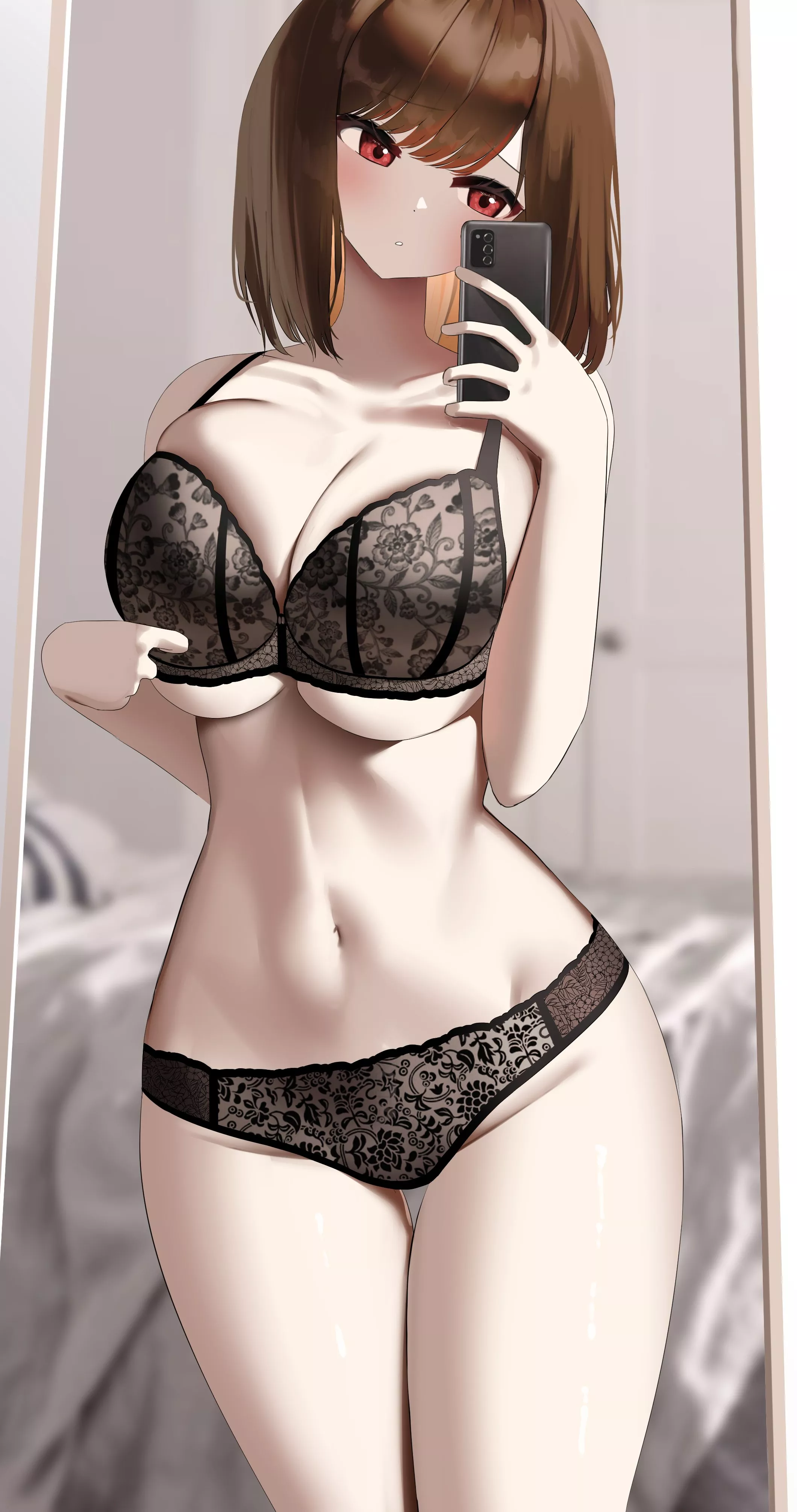 Black lingerie [Artist's Original]