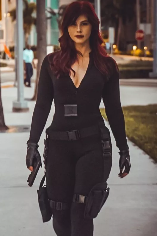 Black Widow cosplay by me :) looking to redo this cosplay for my next con