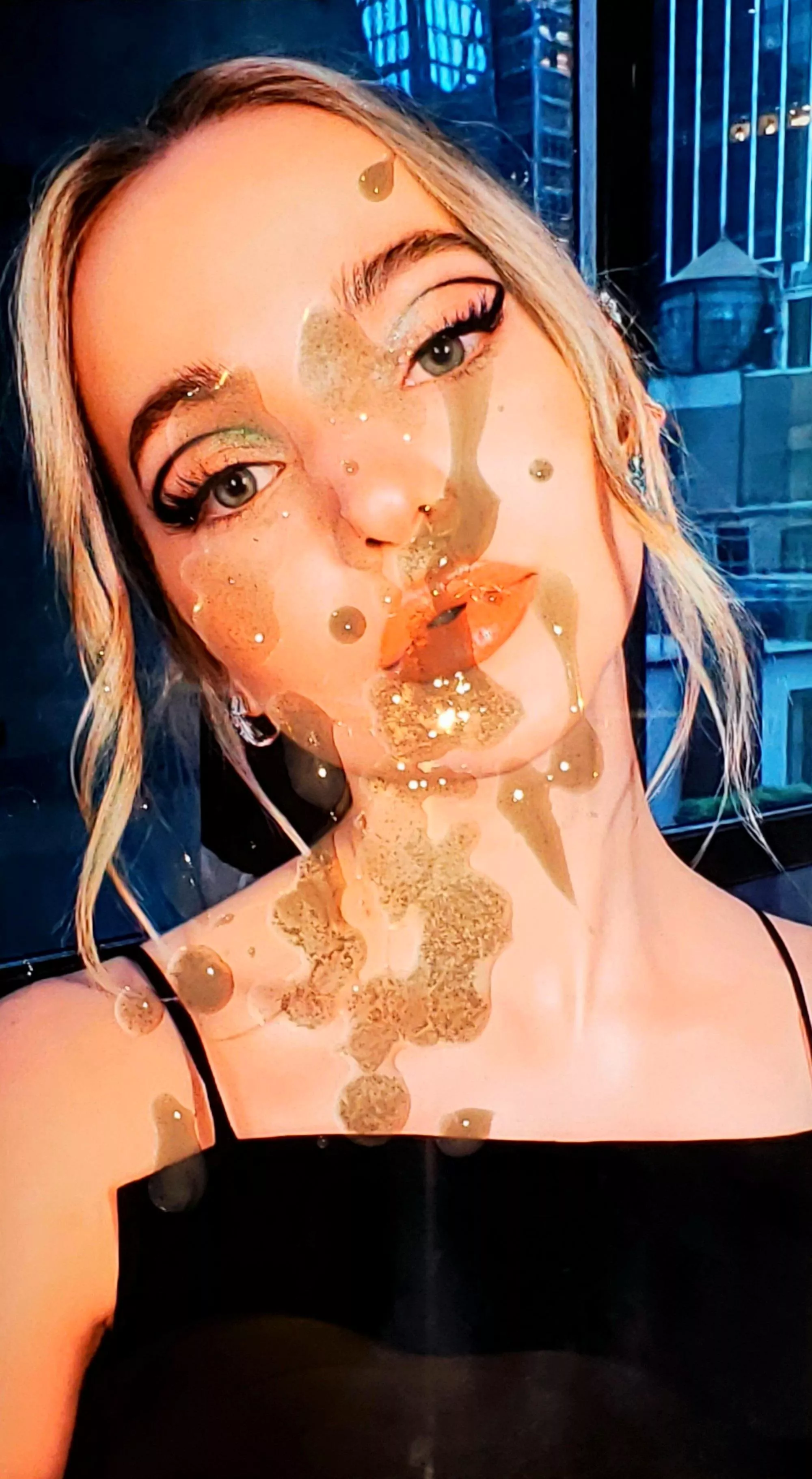 Blasted Dove Cameron's Face with Cum