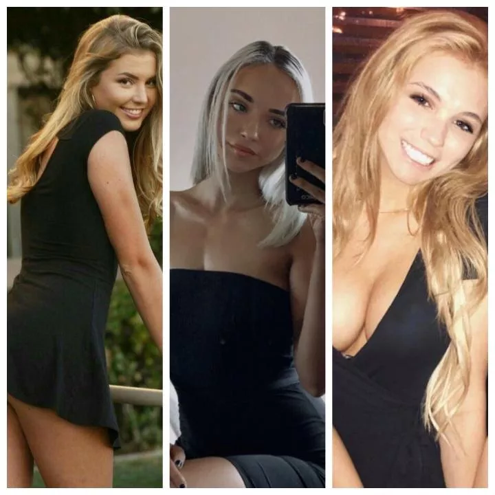 Blondes in black