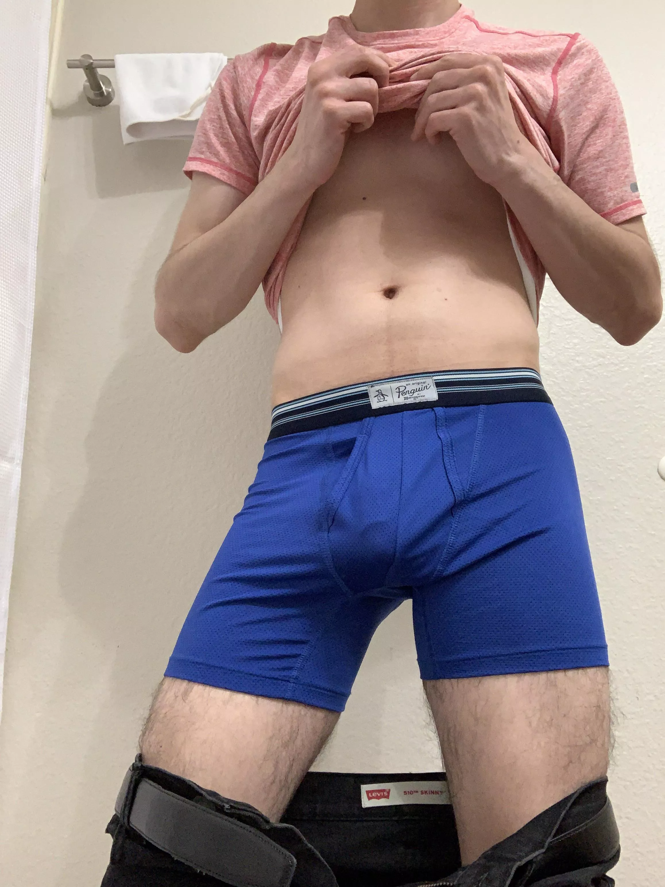 Blue boxer briefs today