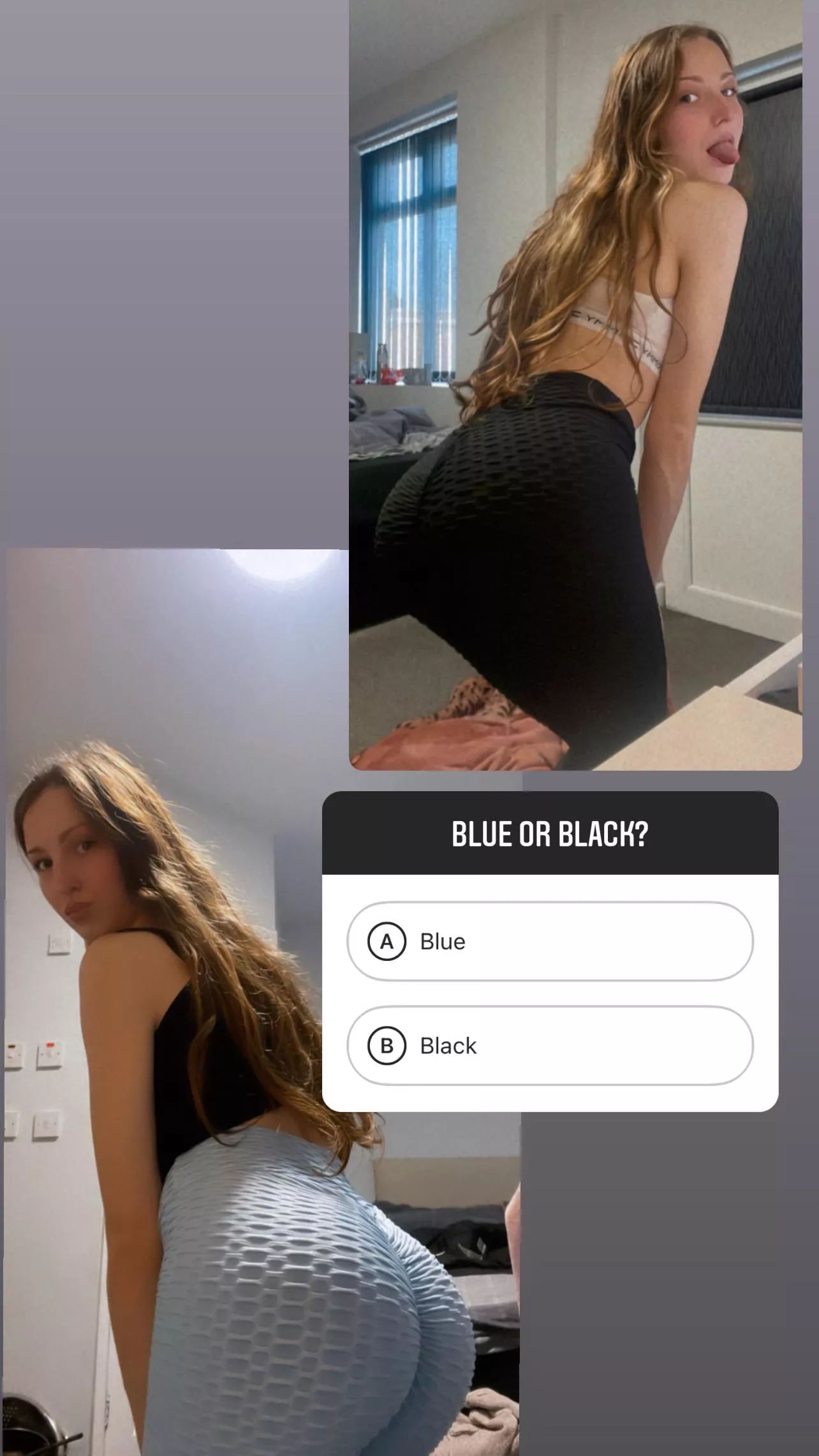 Blue or black?