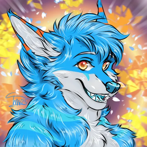 blue Wolf (art by me)