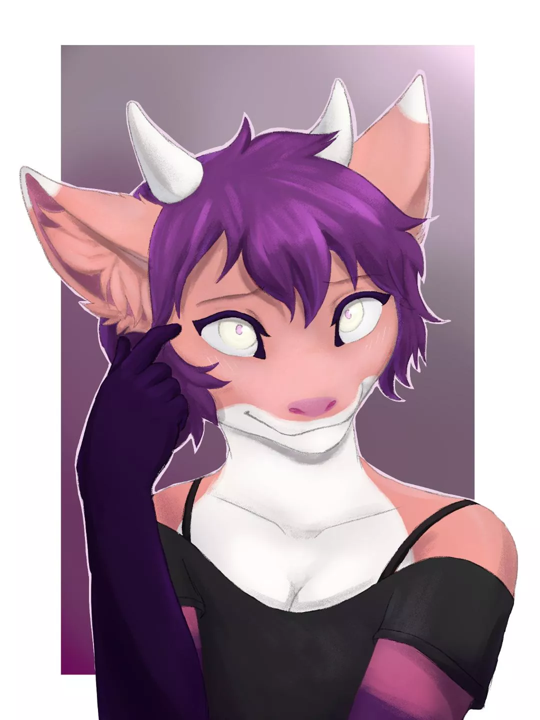 Blush (commissions open!) art by me AKA JustAKat