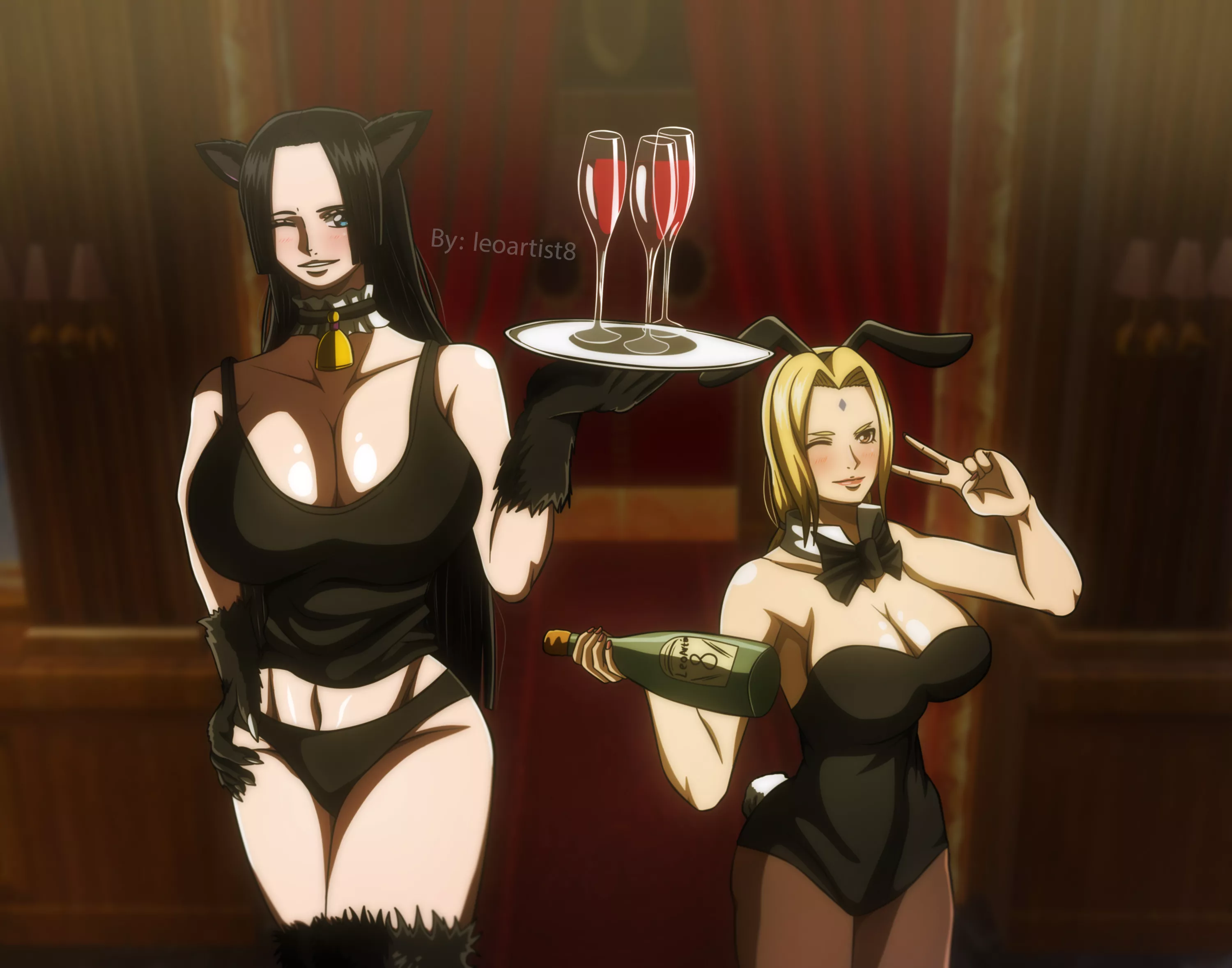 boa and Tsunade bunny woman