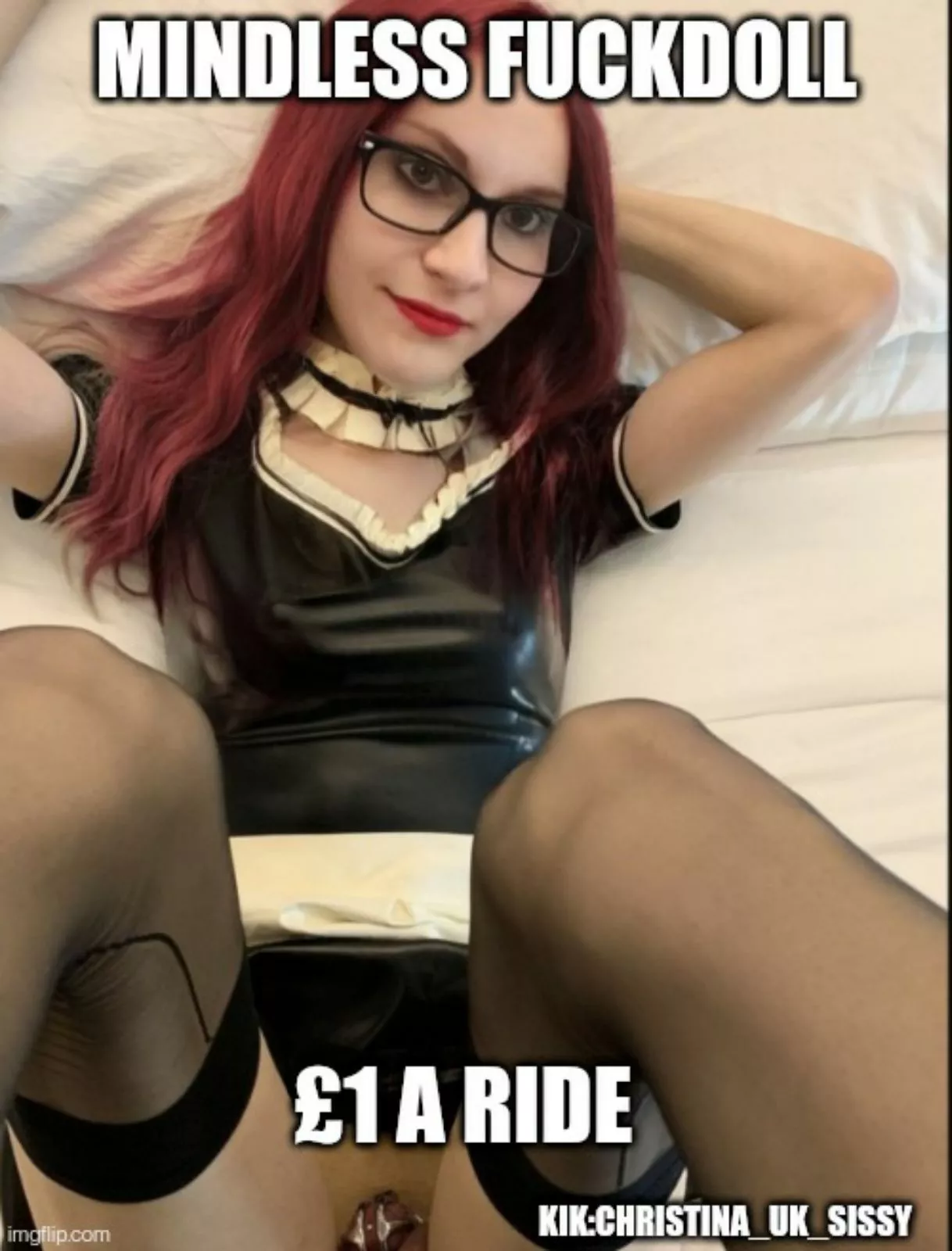 Bob made me some captions and he wants me to share them so I become a websissy.