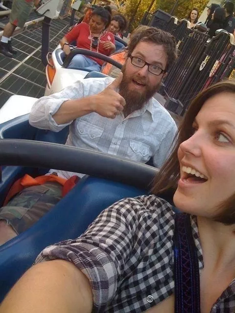 Bobbi on a roller coaster ðŸŽ¢ with her ex boyfriend...