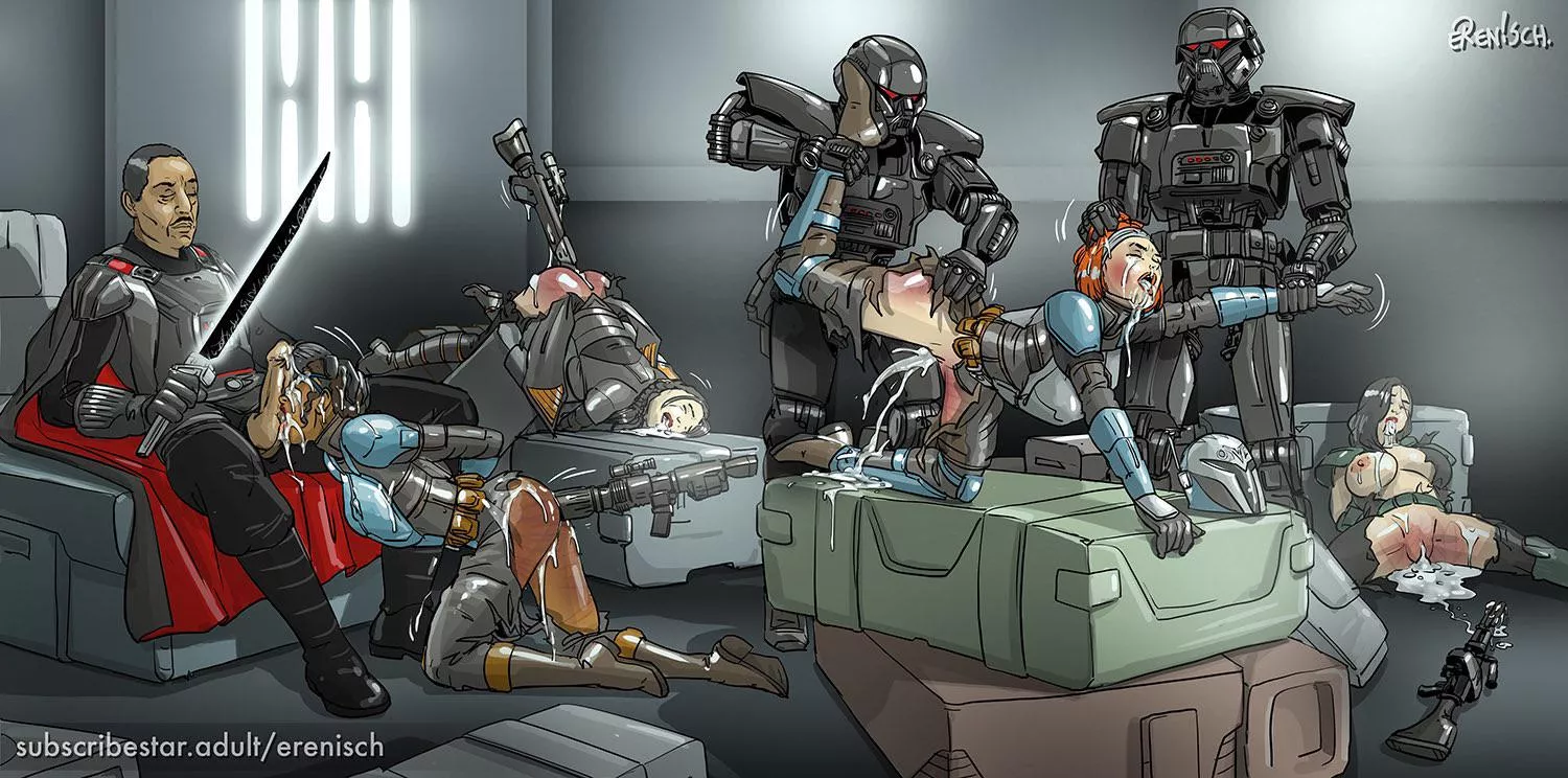 Bo-Katan and her squad defeated and defiled (Erenisch)